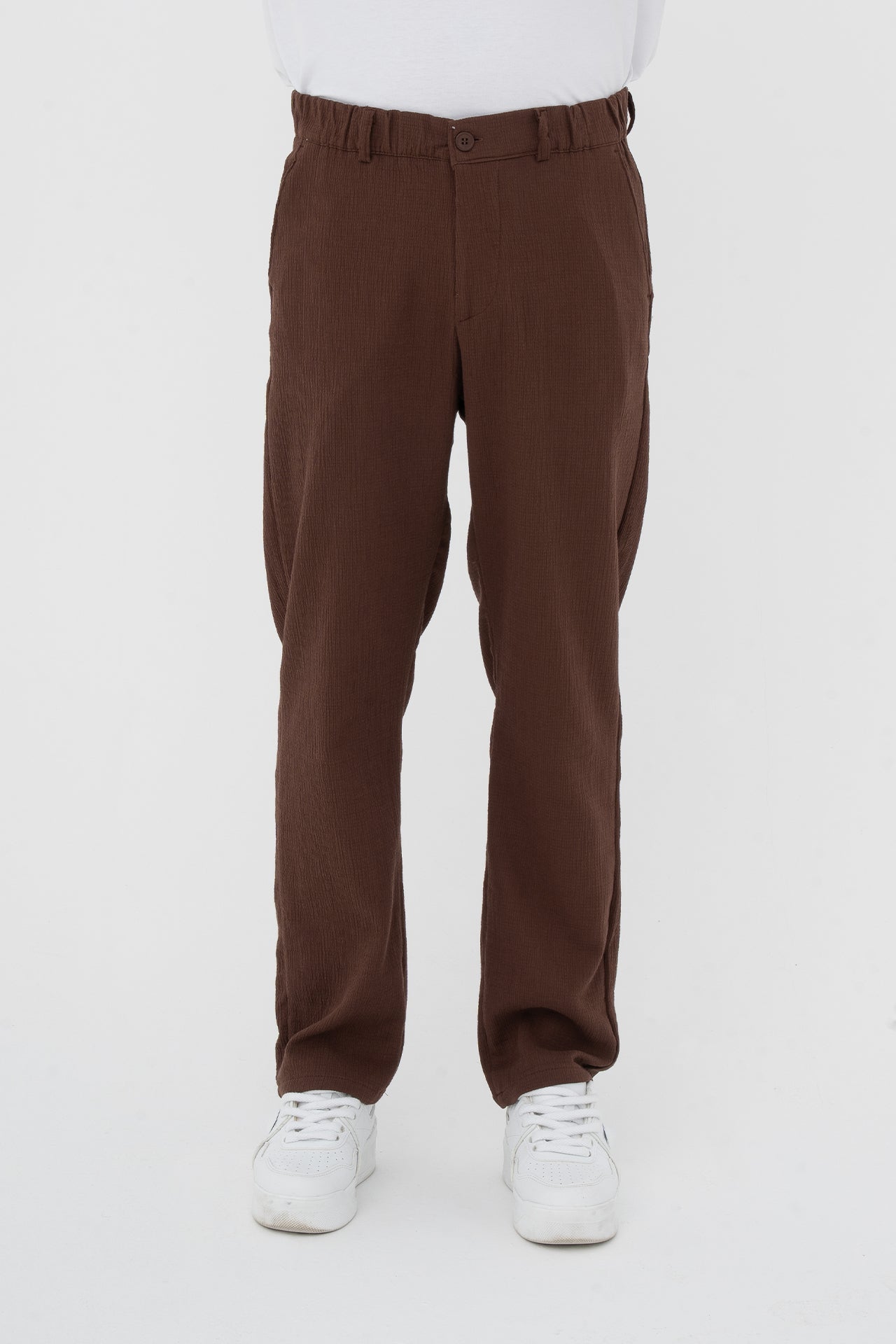 Çizgi Detay Regular Fit Kumaş Pantolon