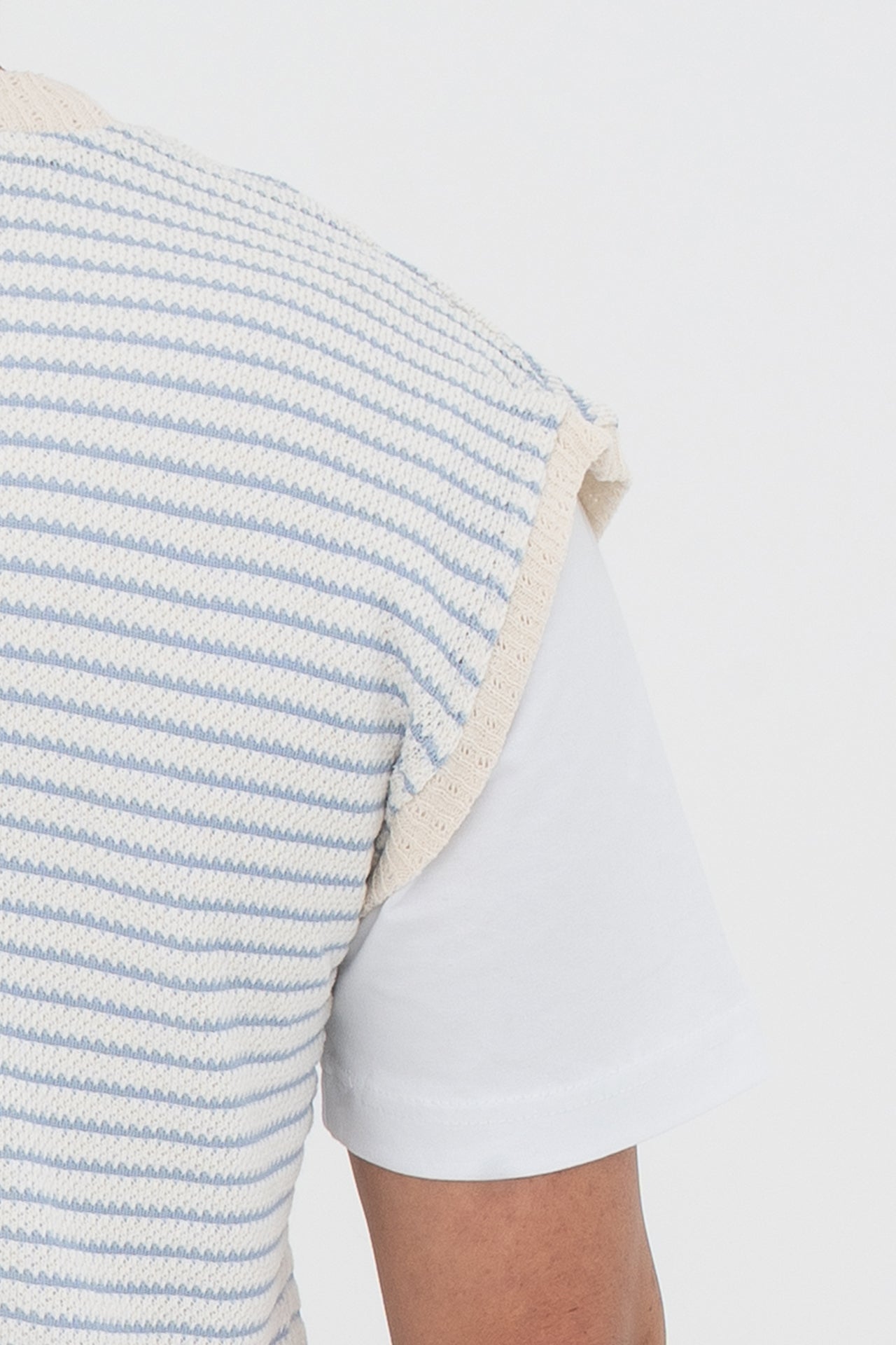 Sıfır Kollu Oversize Triko Süveter