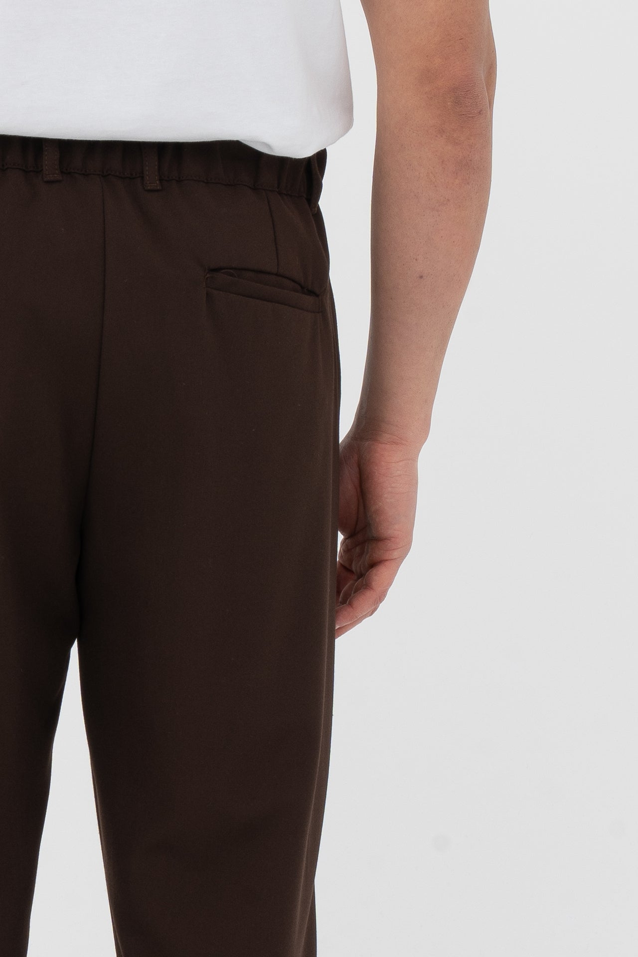 Pileli Basic Baggy Kumaş Pantolon