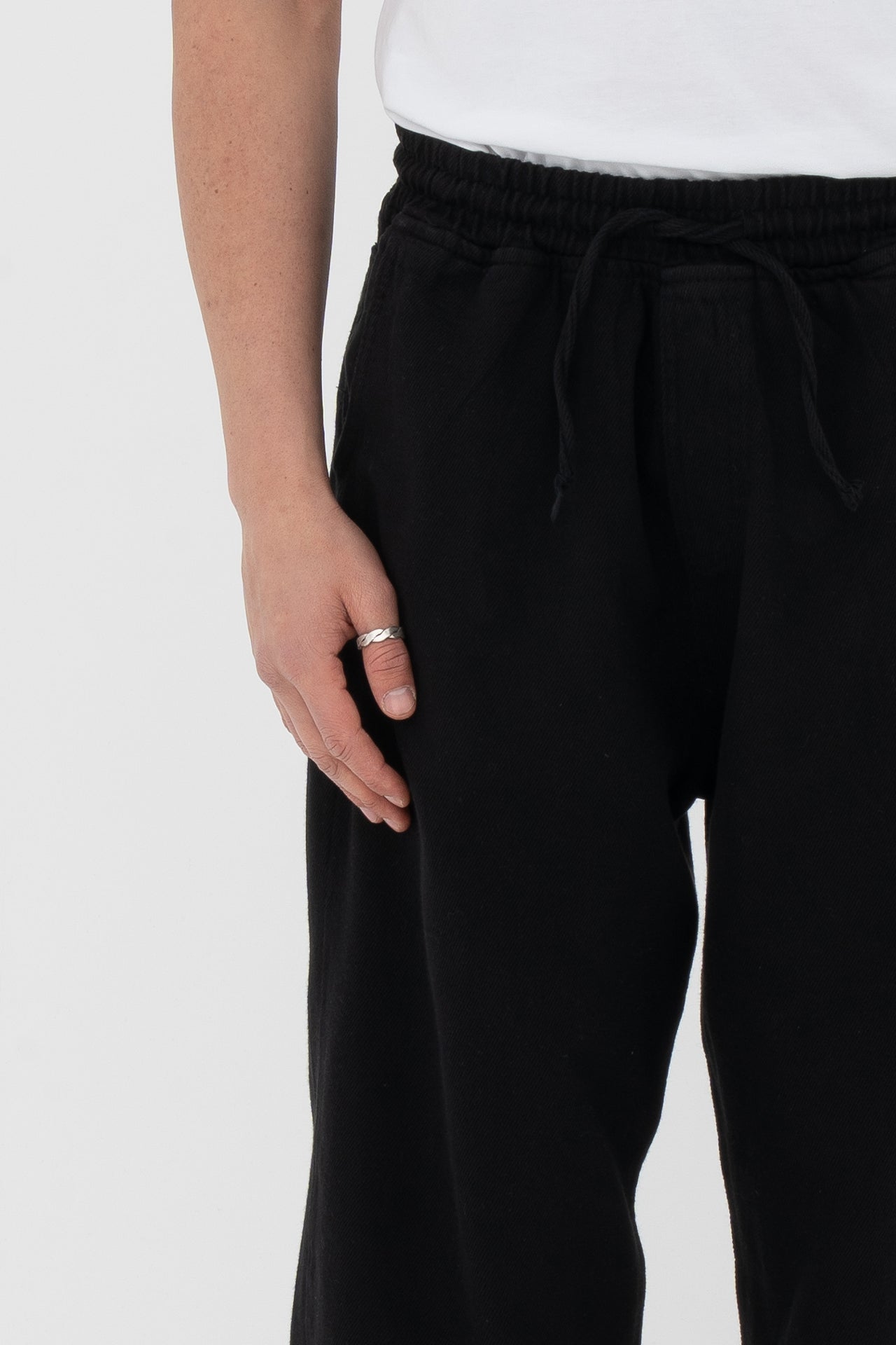 Beli Lastikli Baggy Gabardin Pantolon