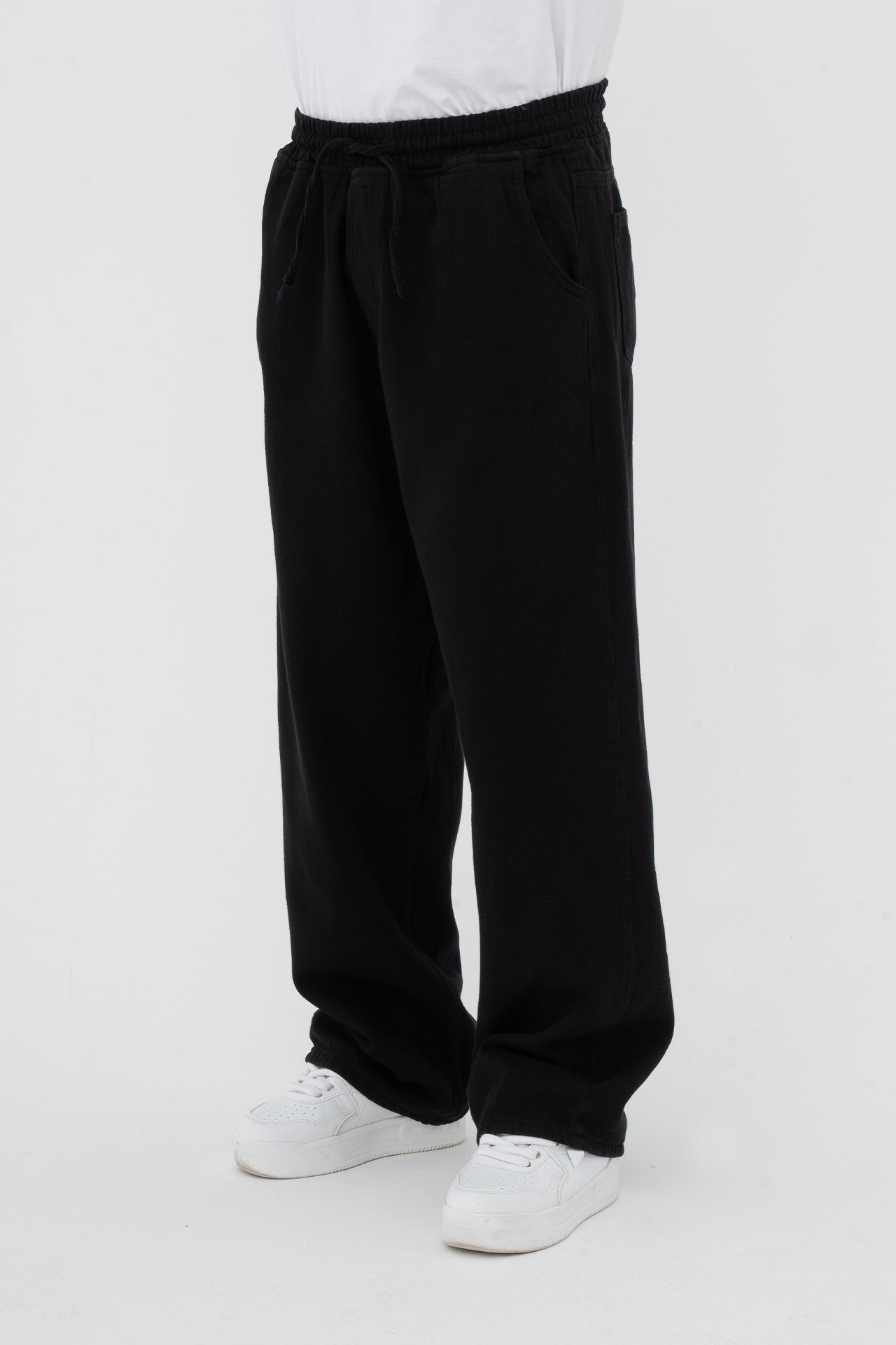 Beli Lastikli Baggy Gabardin Pantolon