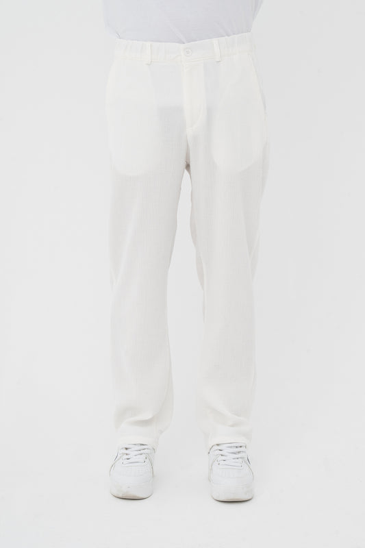 Çizgi Detay Regular Fit Kumaş Pantolon