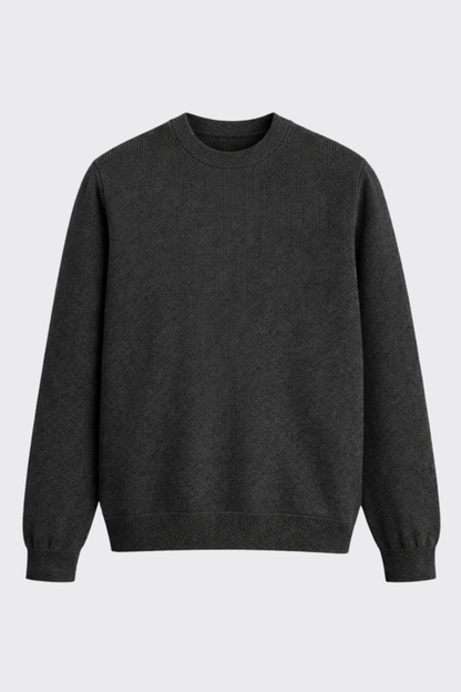 Bisiklet Yaka Premium Selanik Örgü Triko Kazak