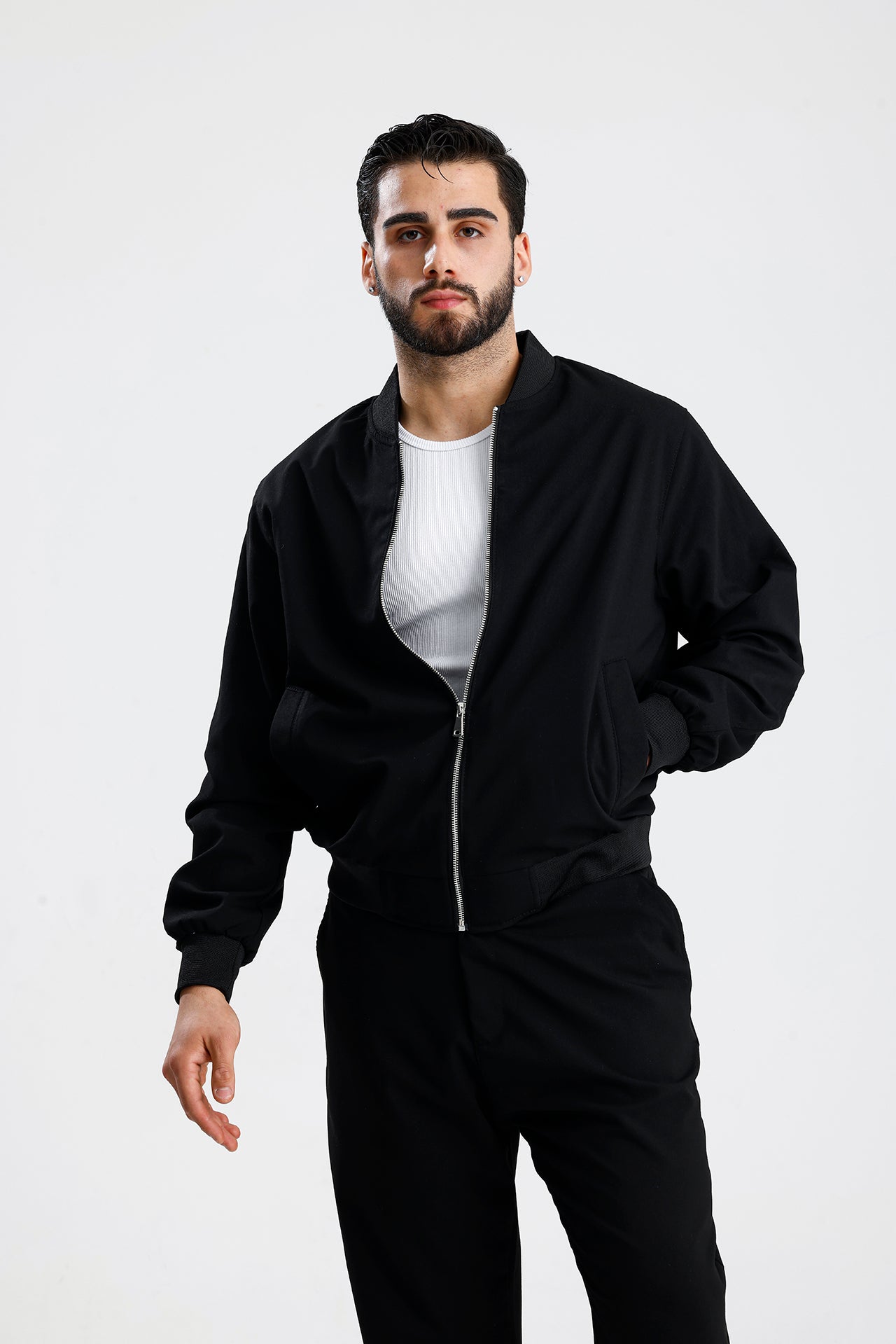 Bisiklet Yaka Casual Ceket