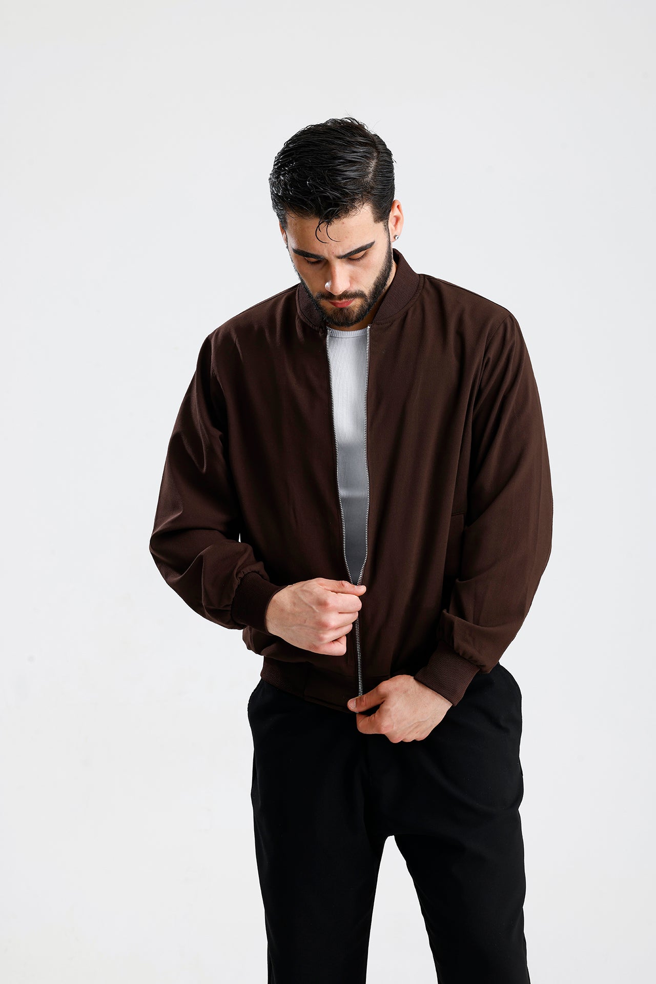 Bisiklet Yaka Casual Ceket