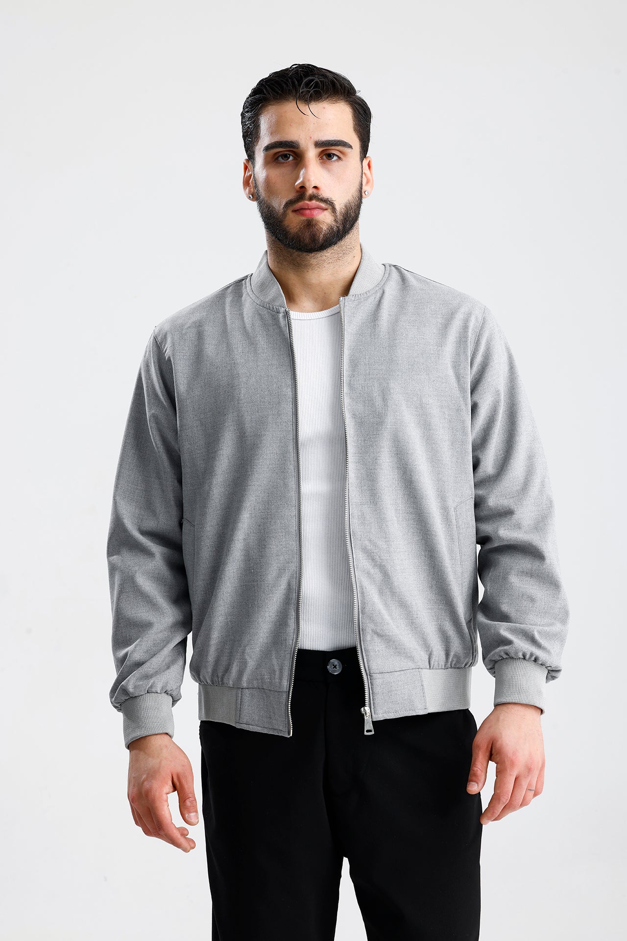 Bisiklet Yaka Casual Ceket