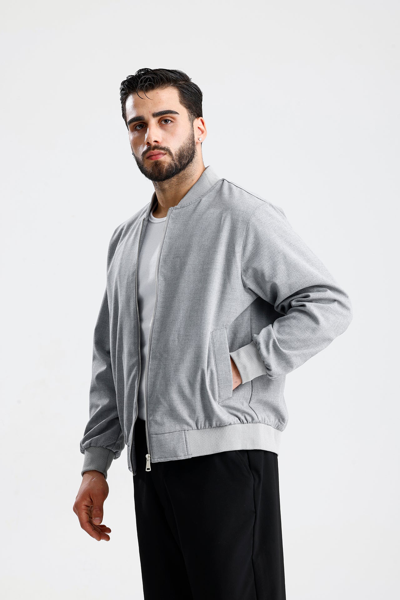 Bisiklet Yaka Casual Ceket