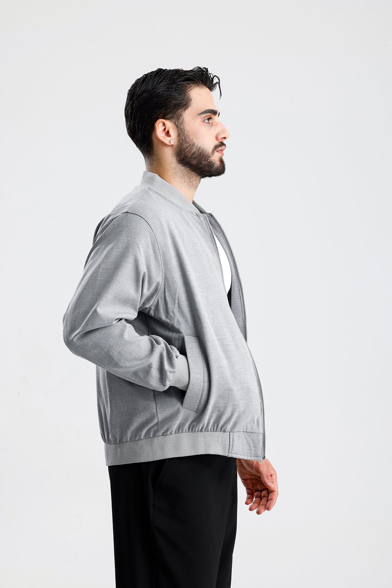 Bisiklet Yaka Casual Ceket