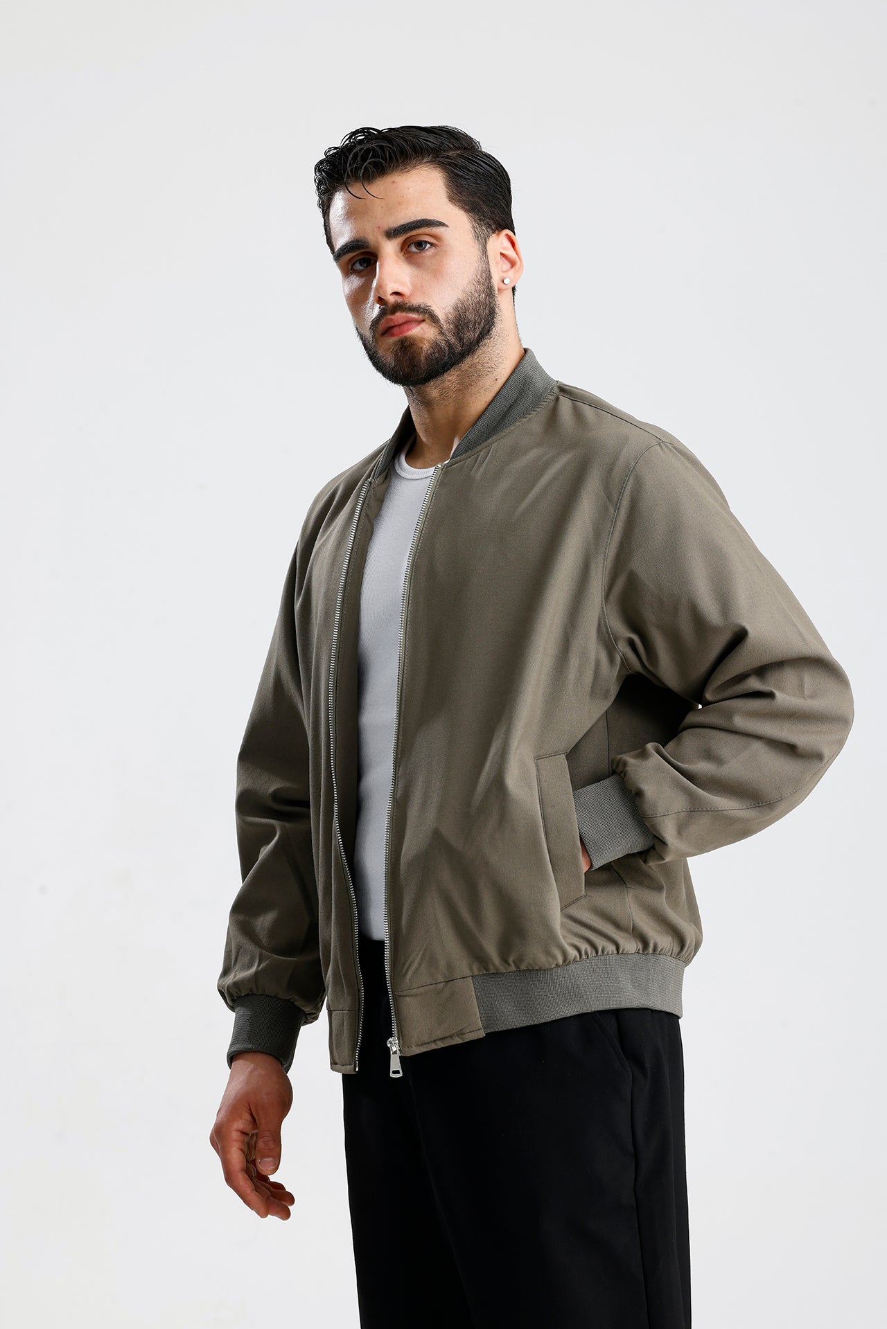 Bisiklet Yaka Casual Ceket