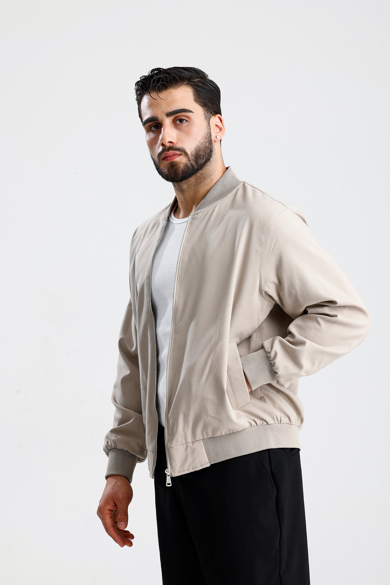 Bisiklet Yaka Casual Ceket