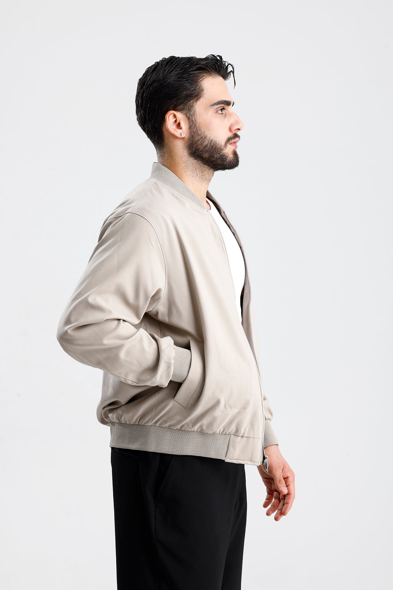 Bisiklet Yaka Casual Ceket