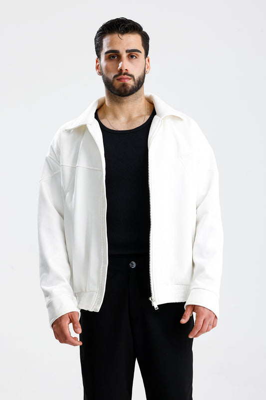 Süet Oversize Bomber Ceket