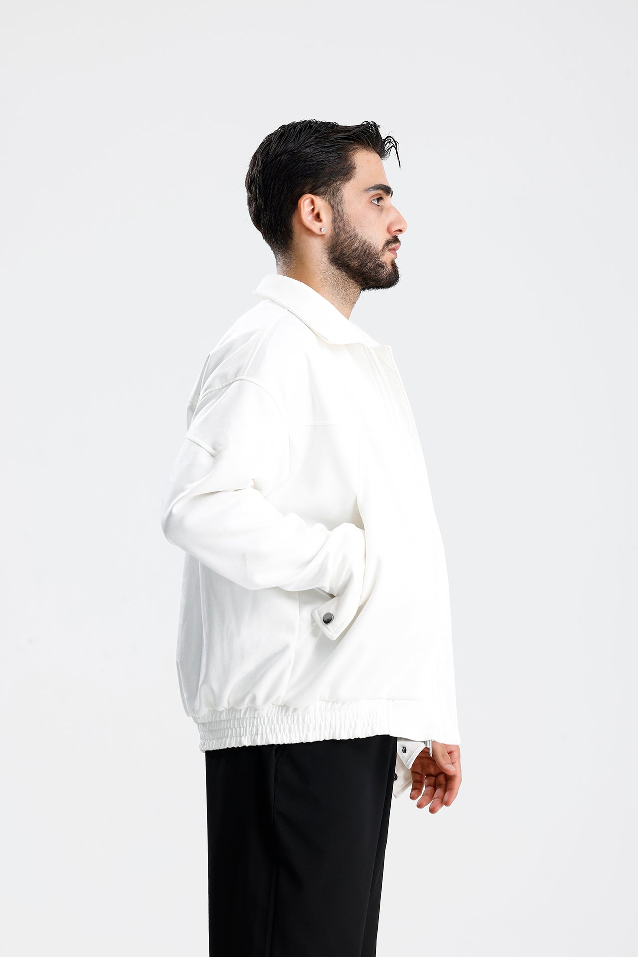 Süet Oversize Bomber Ceket