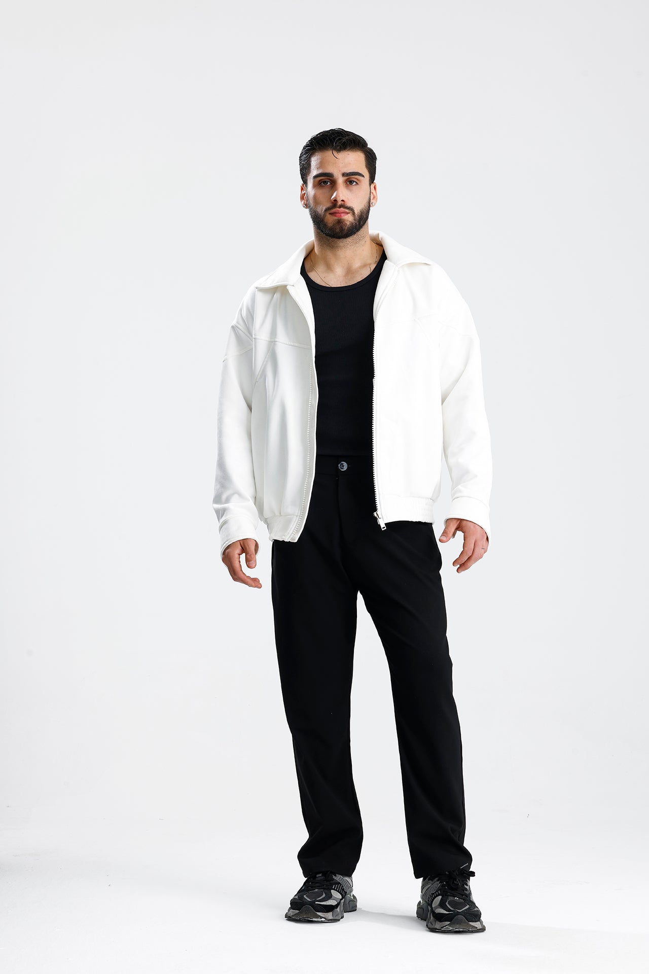 Süet Oversize Bomber Ceket