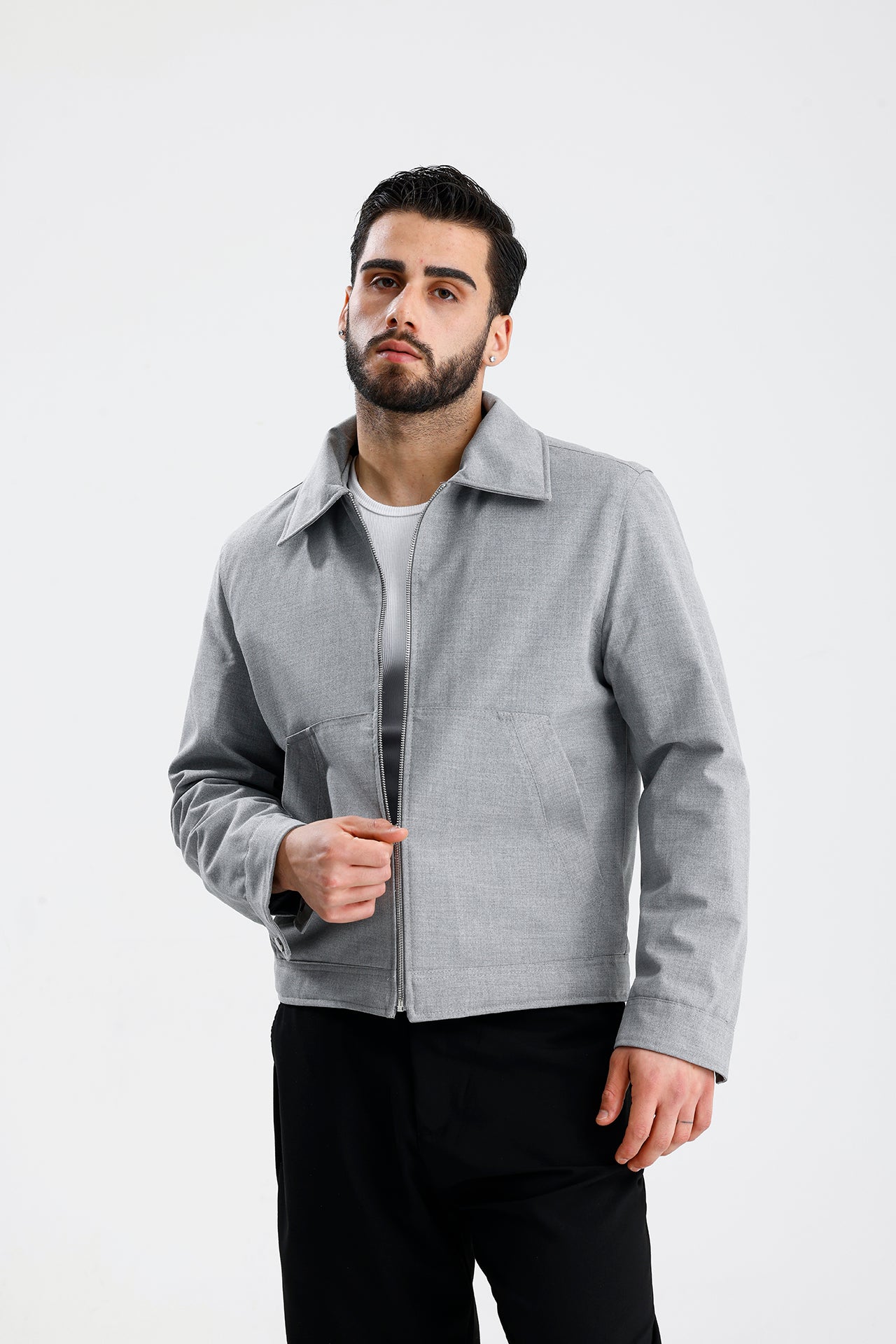 Rahat Kalıp Gabardin Ceket