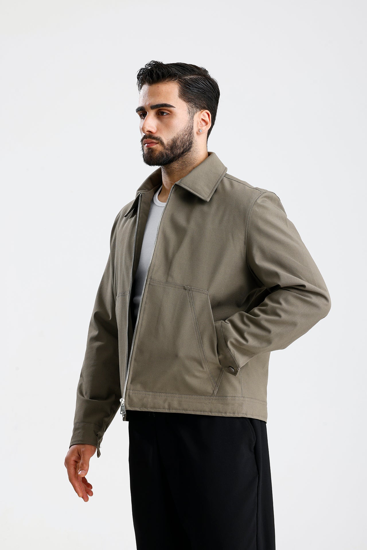 Rahat Kalıp Gabardin Ceket