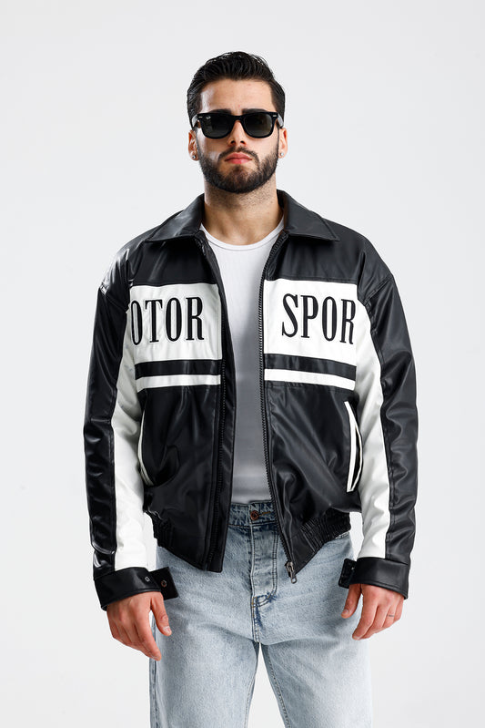 Motor's Clup Premium Bomber Deri Ceket