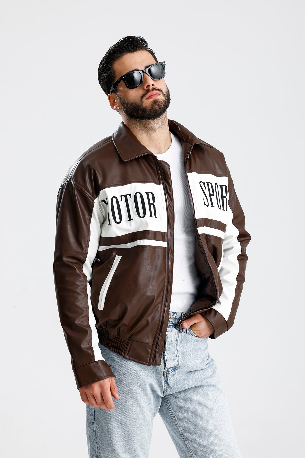Motor's Clup Premium Bomber Deri Ceket