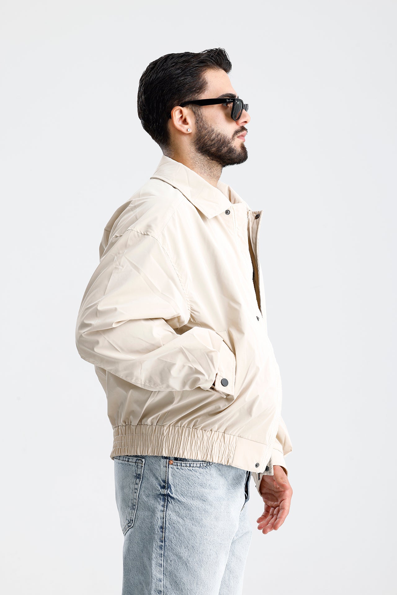 STWD Nakışlı Bomber Deri Ceket