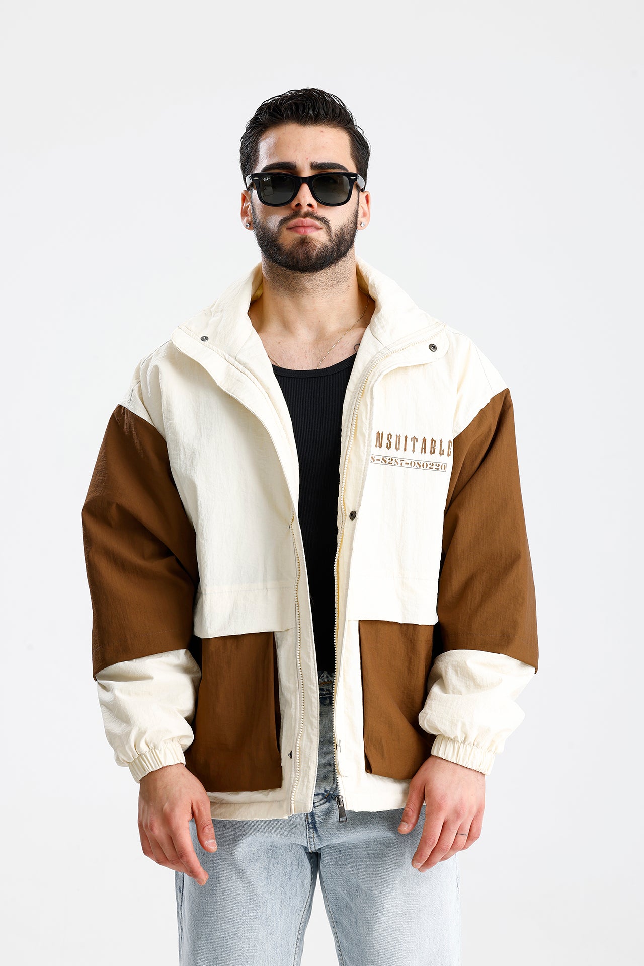 UNSUITABLE Nakışlı Efektli Premium Oversize Ceket