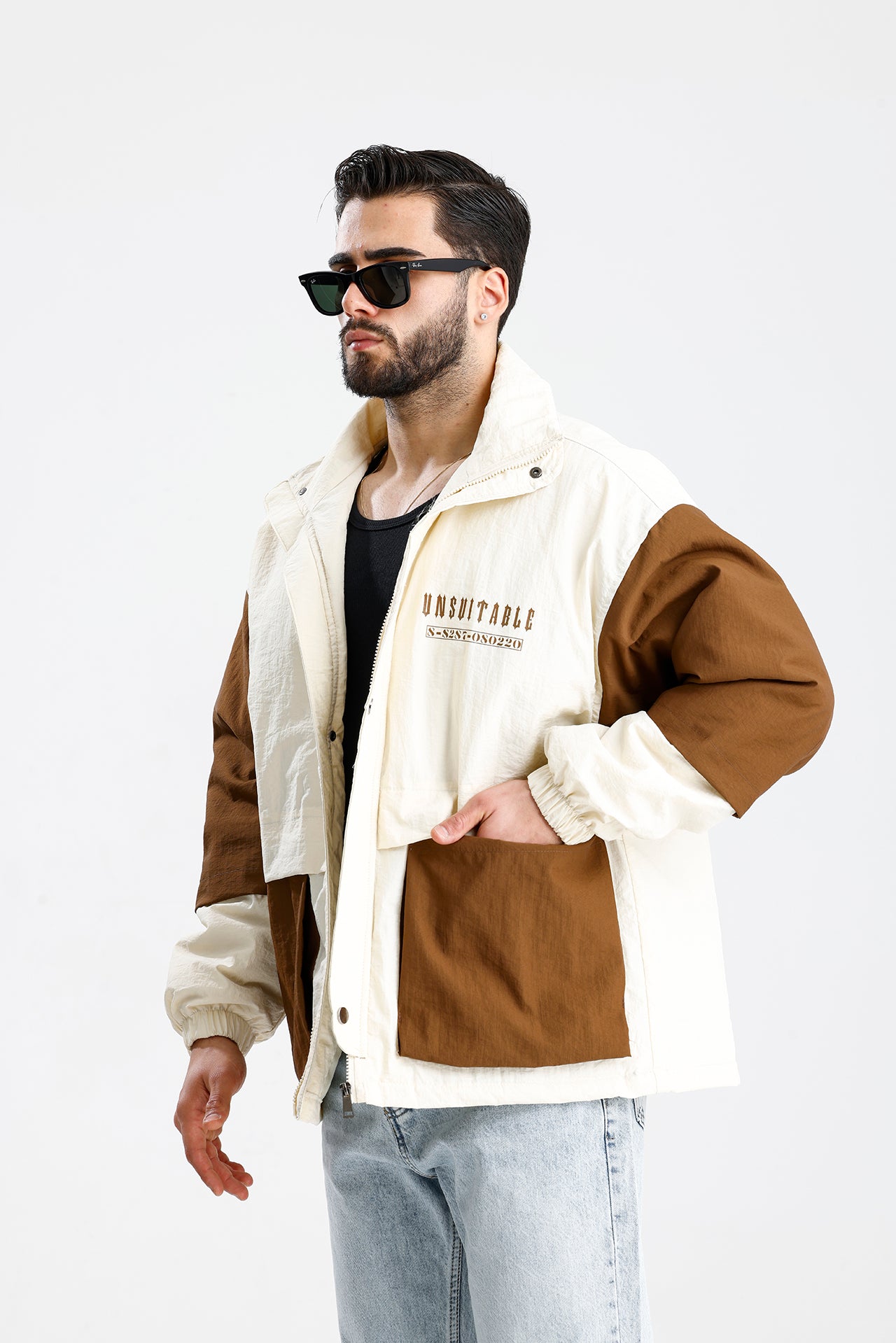 UNSUITABLE Nakışlı Efektli Premium Oversize Ceket