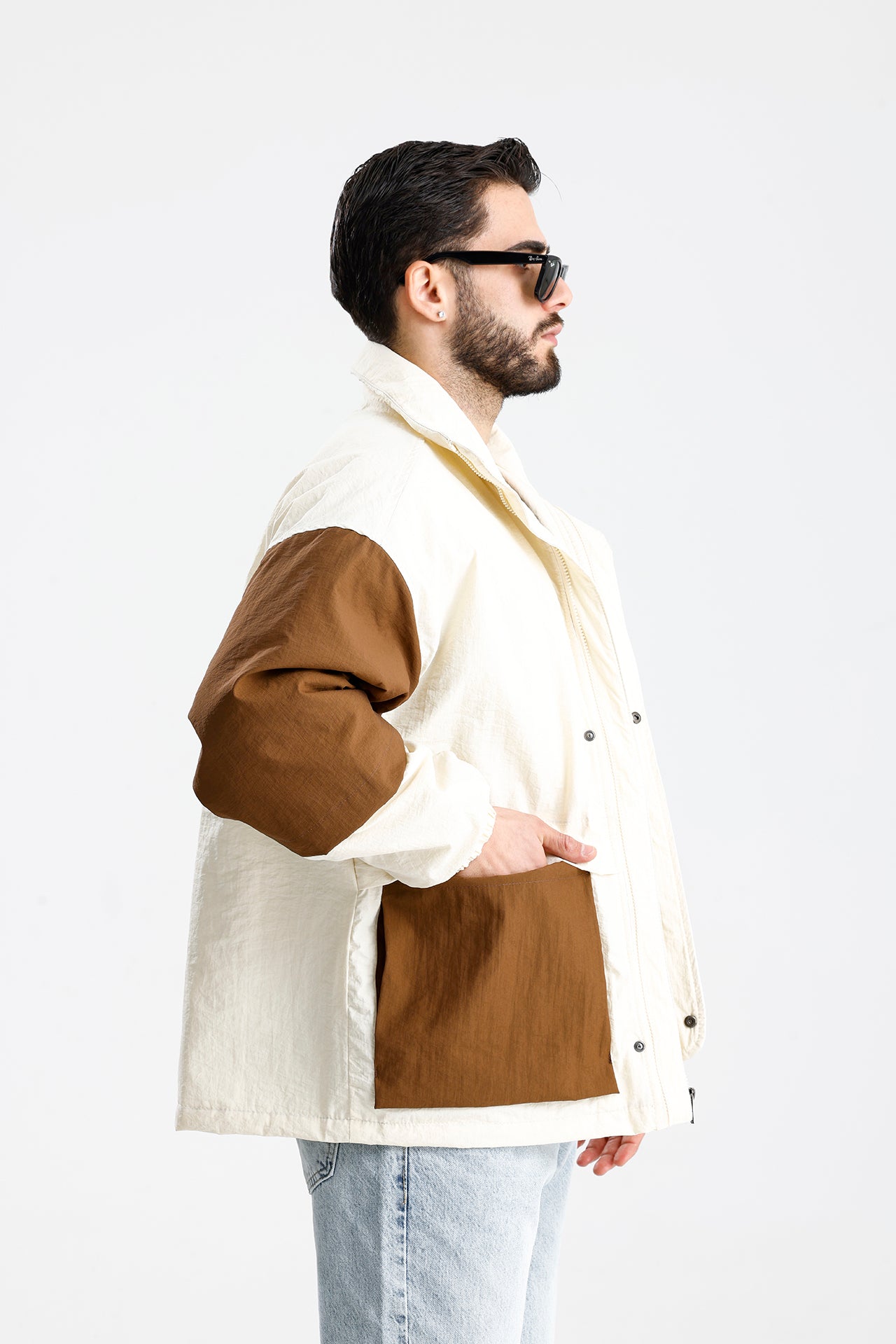 UNSUITABLE Nakışlı Efektli Premium Oversize Ceket