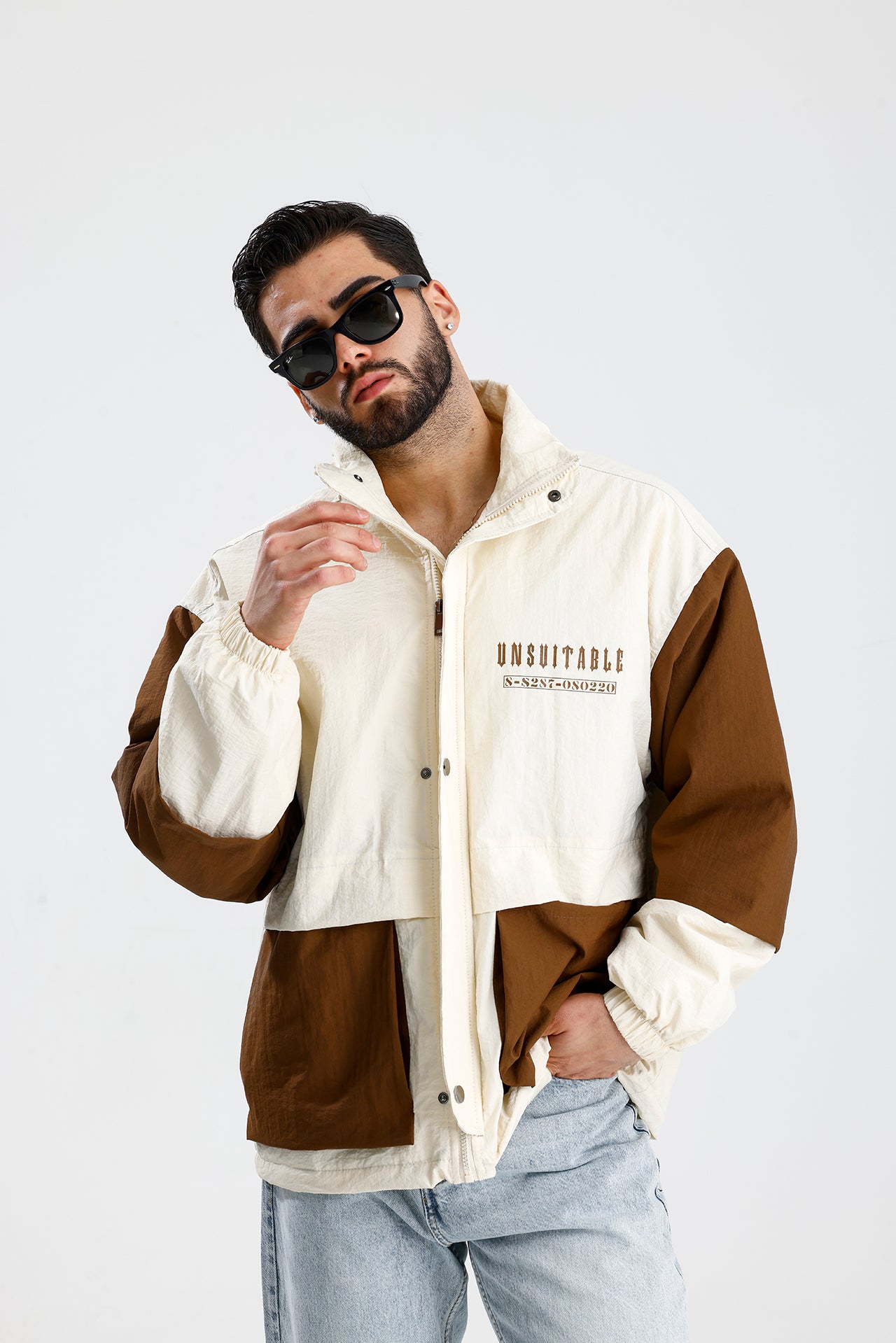 UNSUITABLE Nakışlı Efektli Premium Oversize Ceket