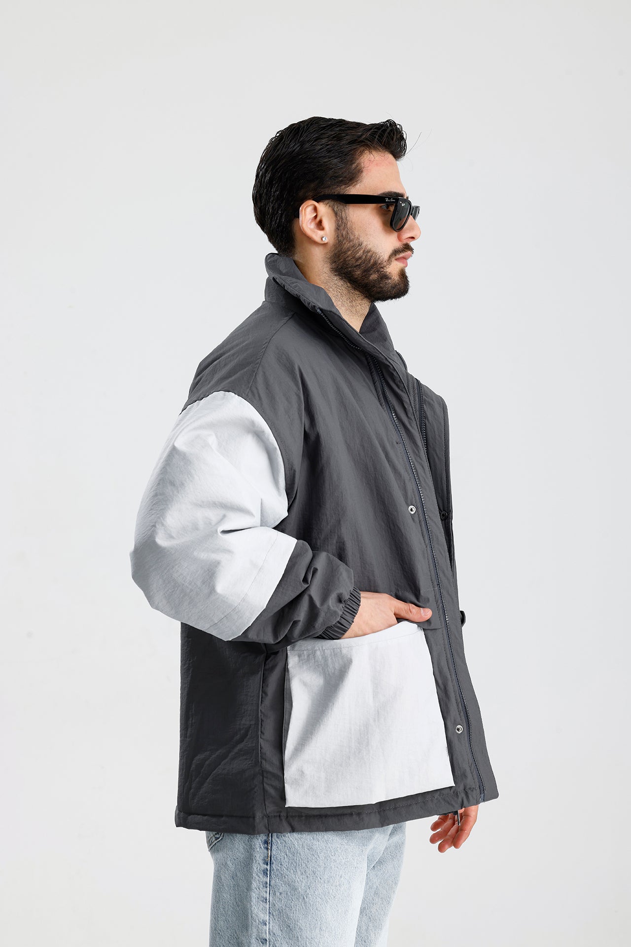 UNSUITABLE Nakışlı Efektli Premium Oversize Ceket