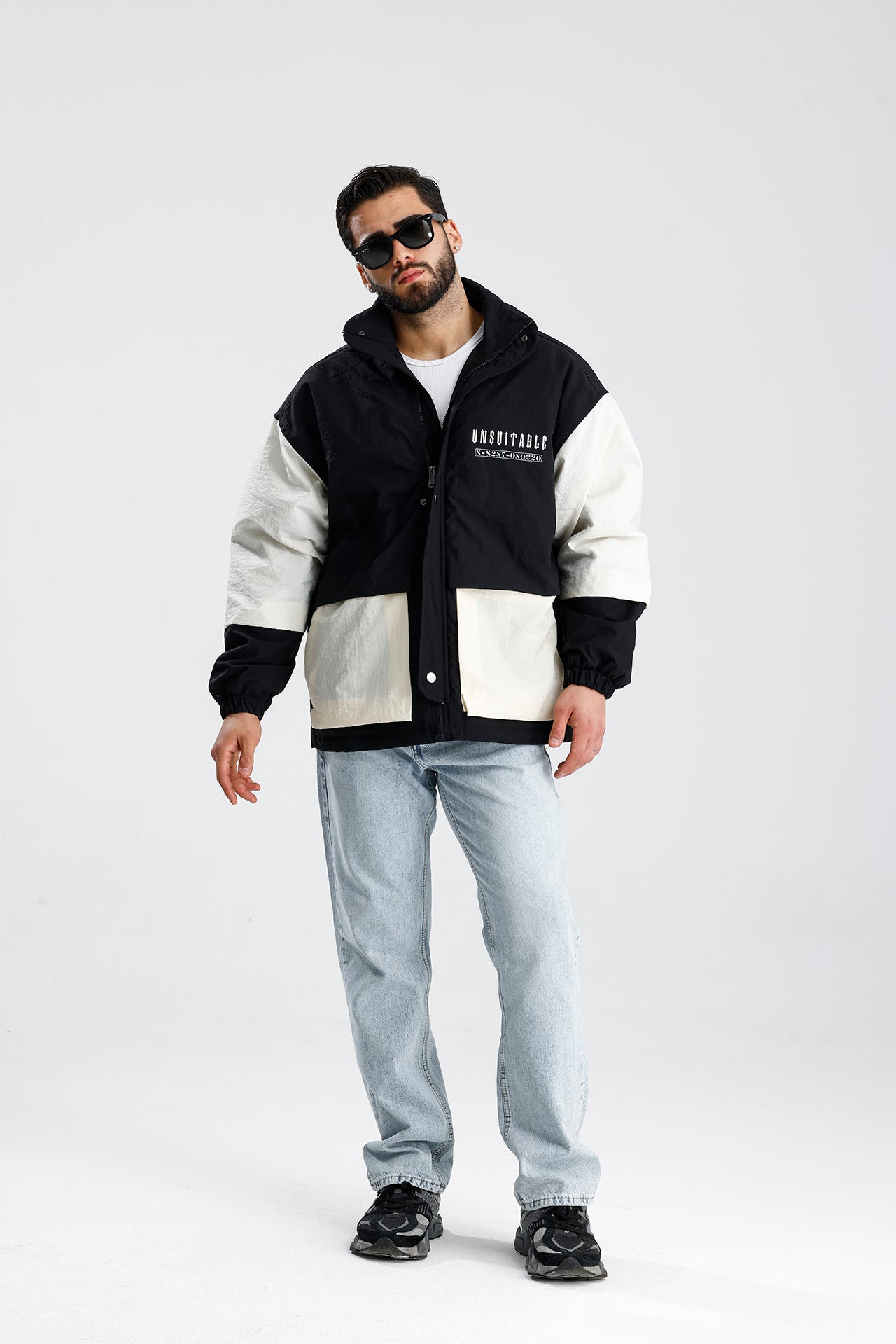 UNSUITABLE Nakışlı Efektli Premium Oversize Ceket