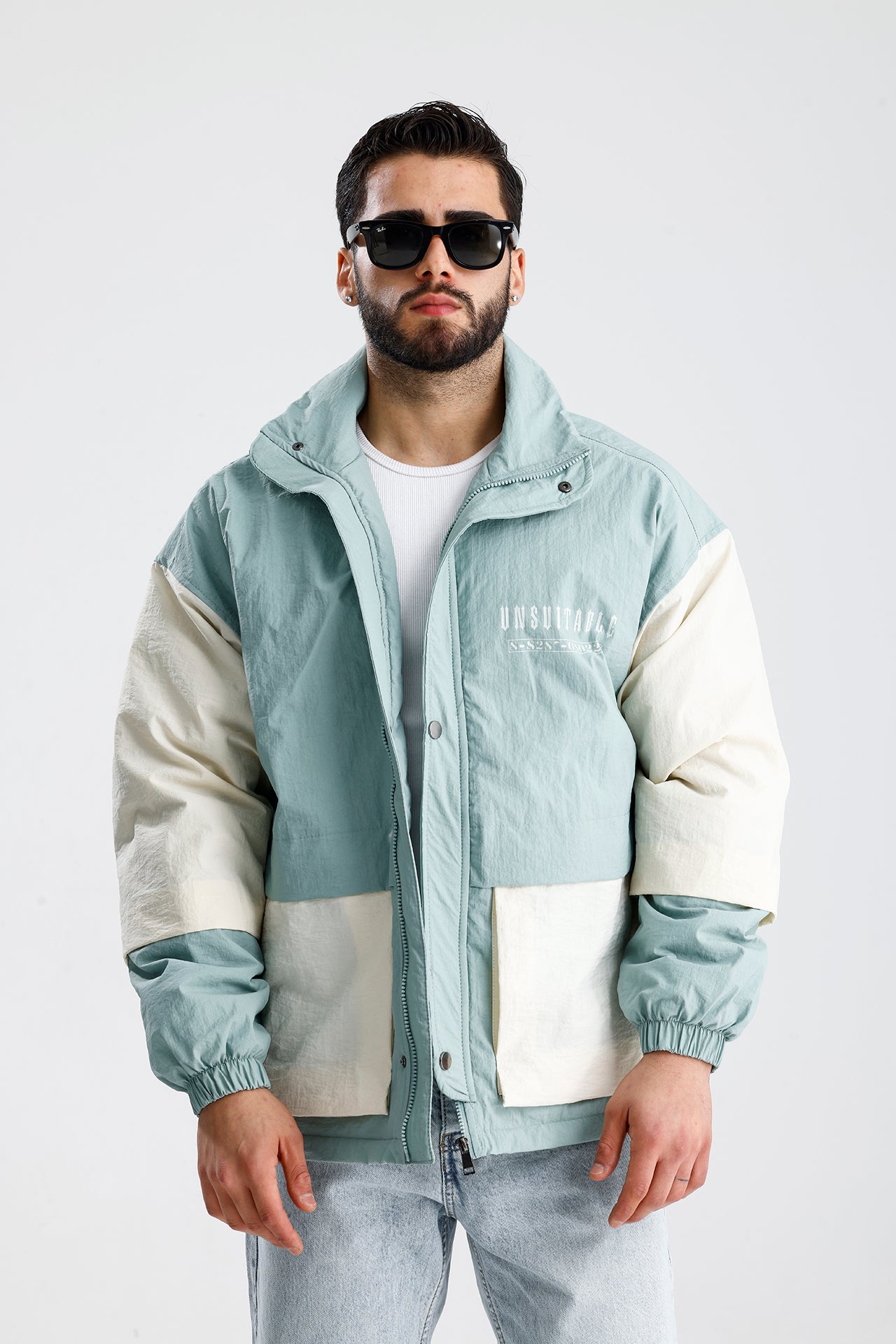 UNSUITABLE Nakışlı Efektli Premium Oversize Ceket