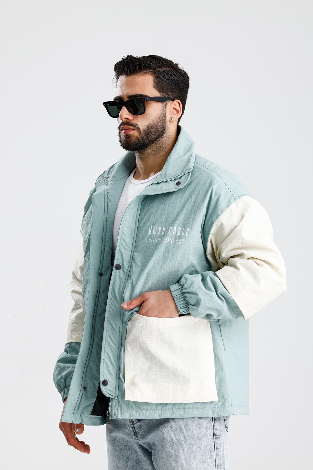 UNSUITABLE Nakışlı Efektli Premium Oversize Ceket