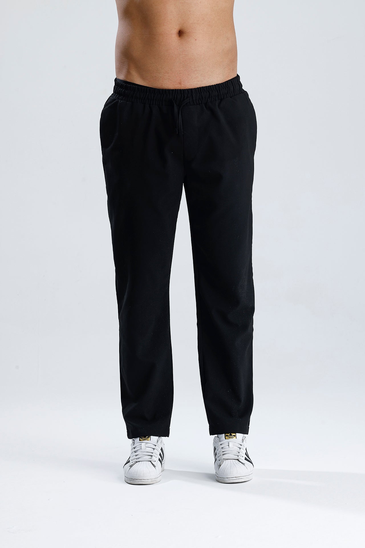 Beli Lastikli Bağcıklı Rahat Kesim Jogger Pantolon