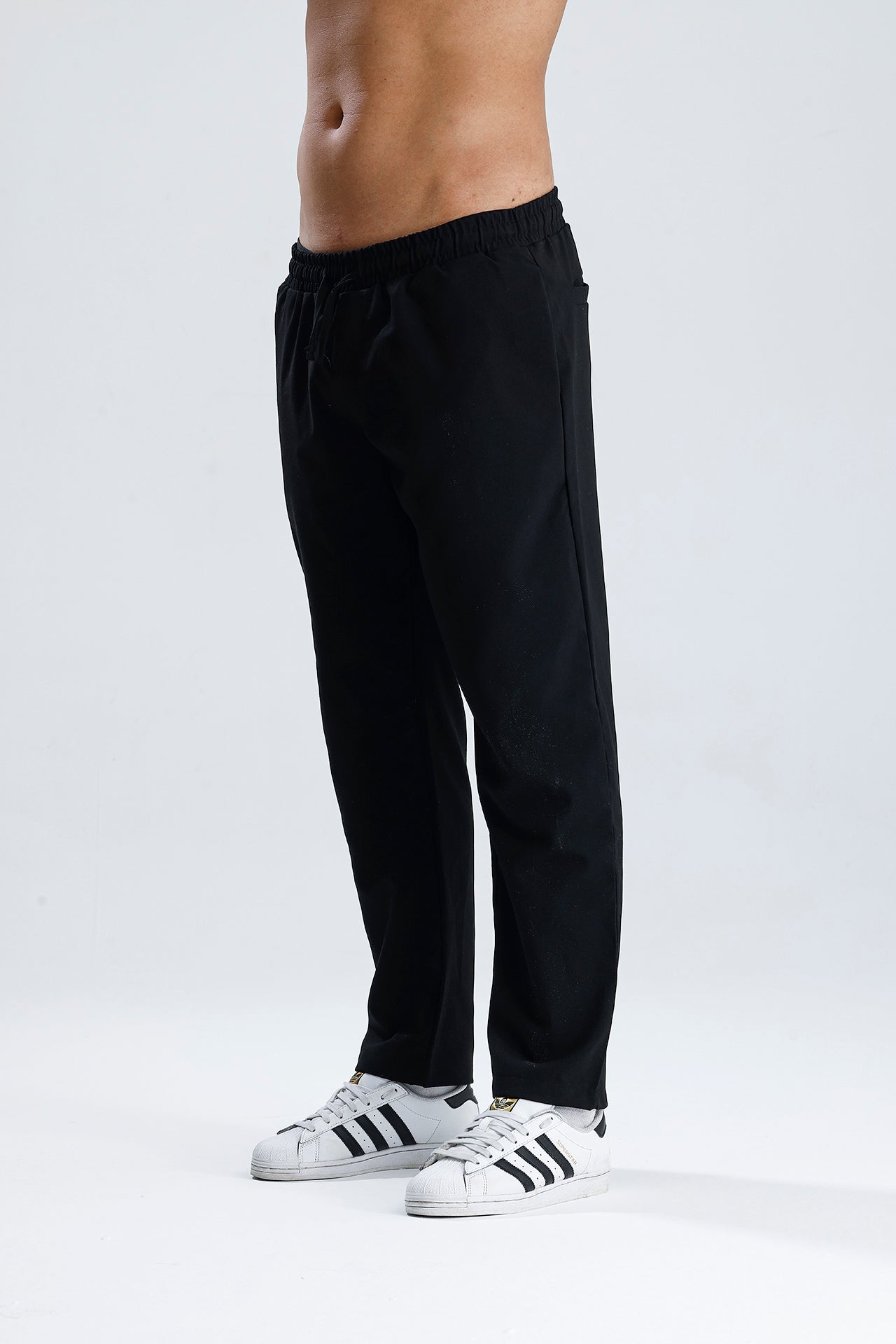 Beli Lastikli Bağcıklı Rahat Kesim Jogger Pantolon