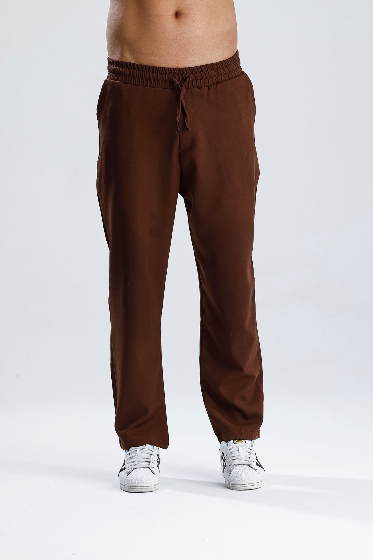 Beli Lastikli Bağcıklı Rahat Kesim Jogger Pantolon