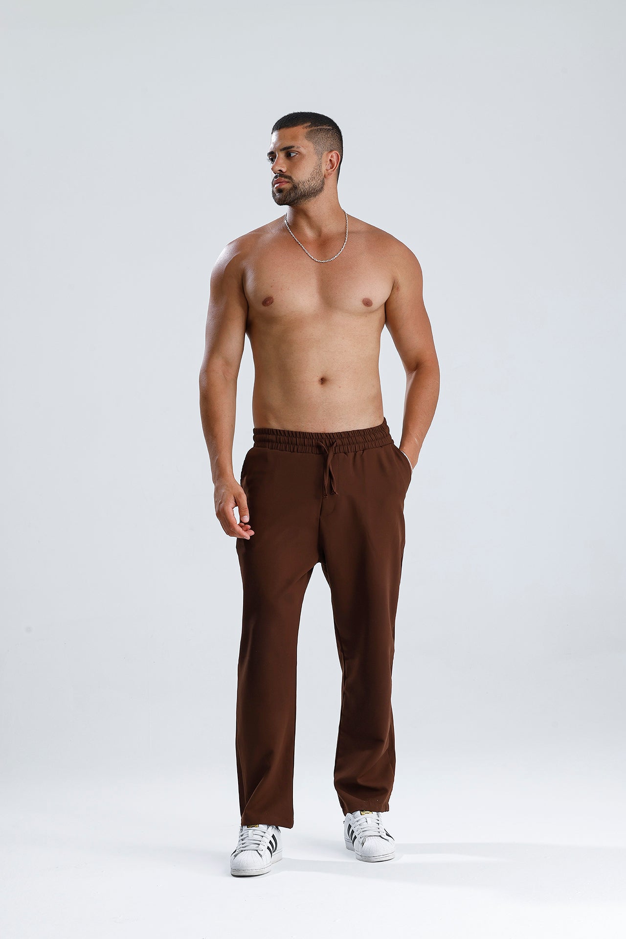 Beli Lastikli Bağcıklı Rahat Kesim Jogger Pantolon