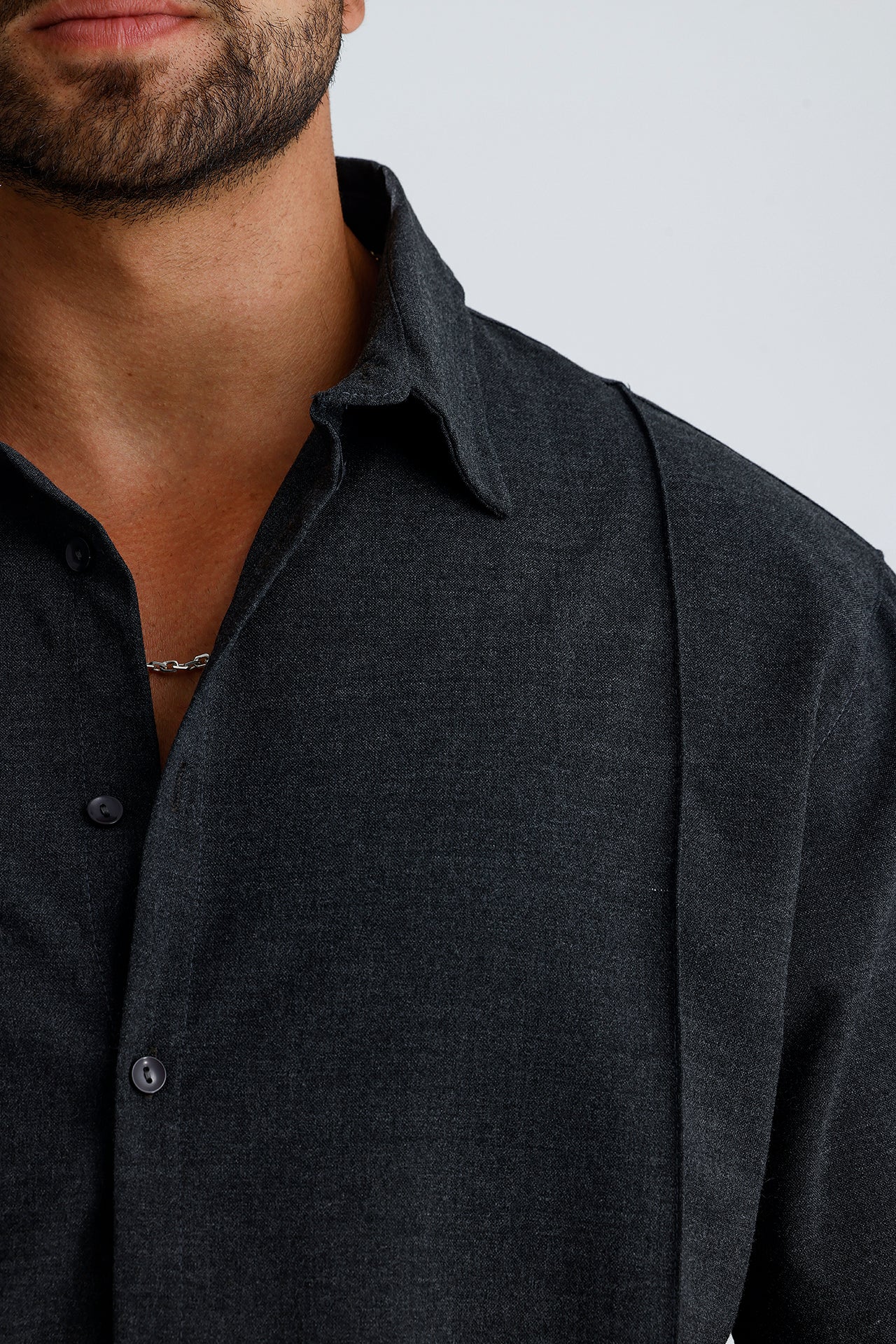 Ön Dikiş Detaylı Kumaş Takım