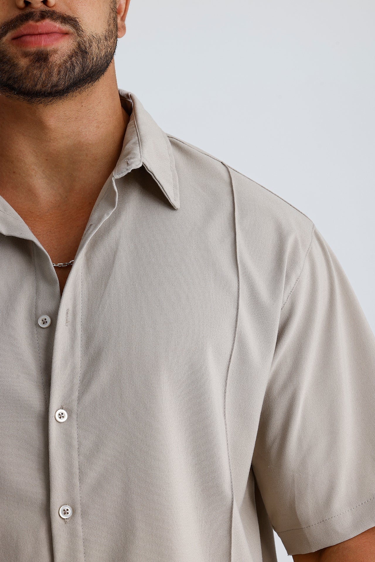 Ön Dikiş Detaylı Kumaş Takım