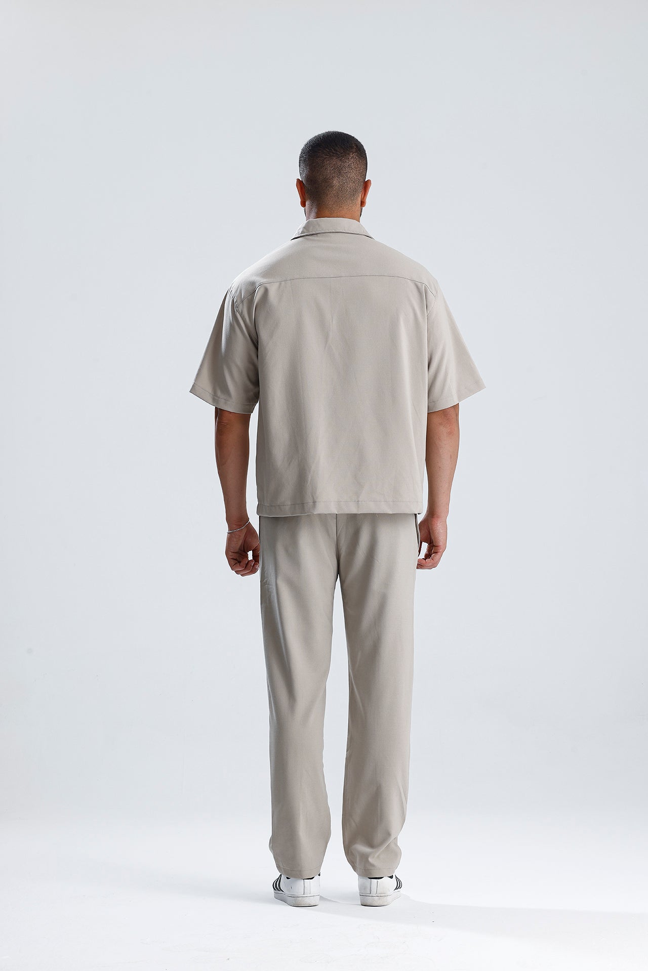 Ön Dikiş Detaylı Kumaş Takım