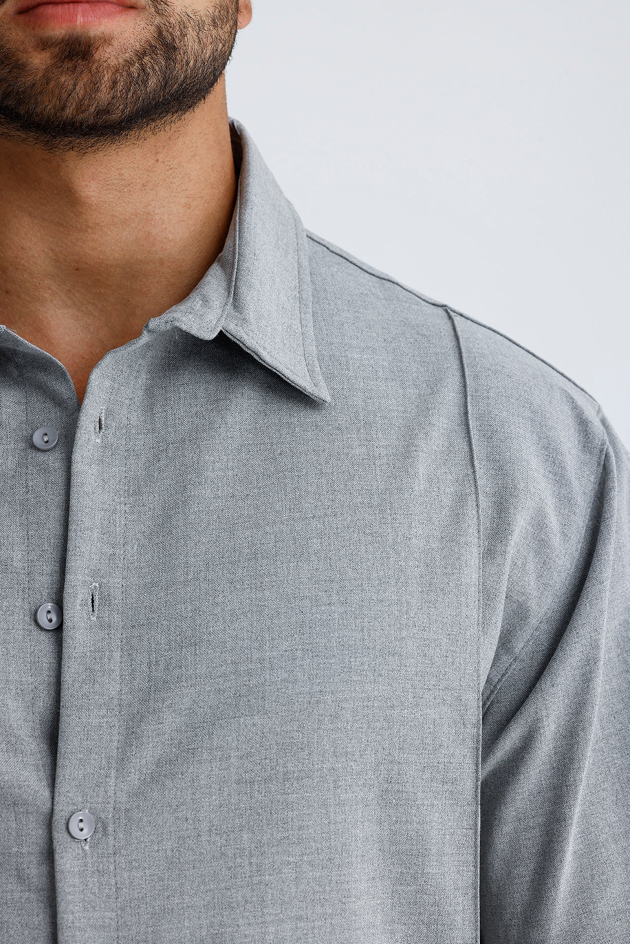 Ön Dikiş Detaylı Kumaş Takım