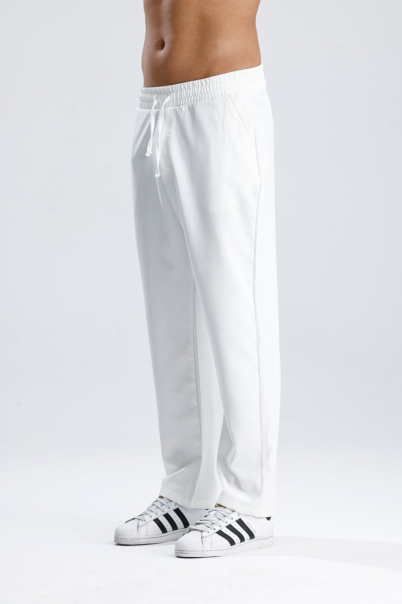 Beli Lastikli Bağcıklı Rahat Kesim Jogger Pantolon