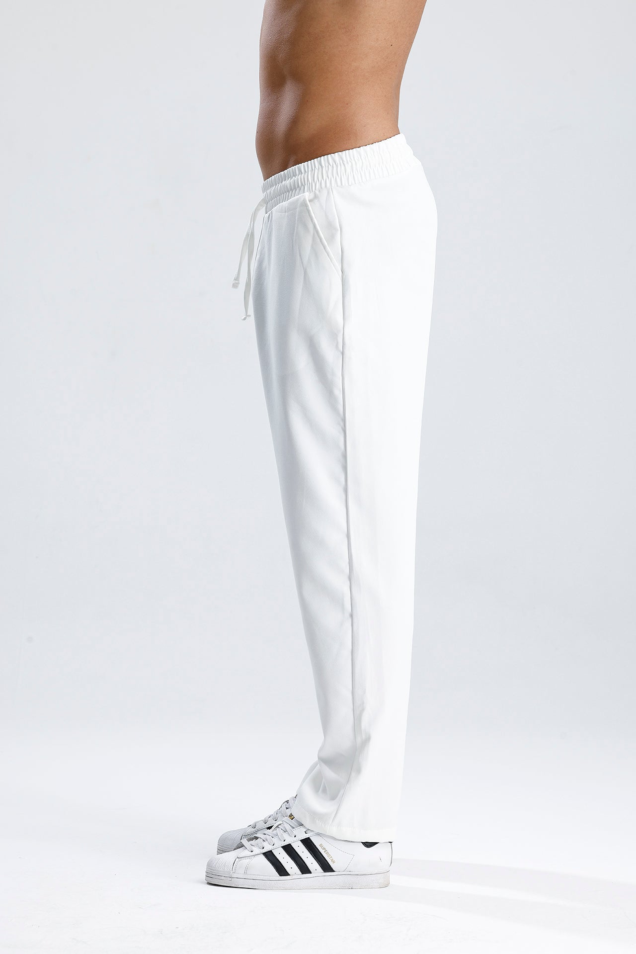 Beli Lastikli Bağcıklı Rahat Kesim Jogger Pantolon