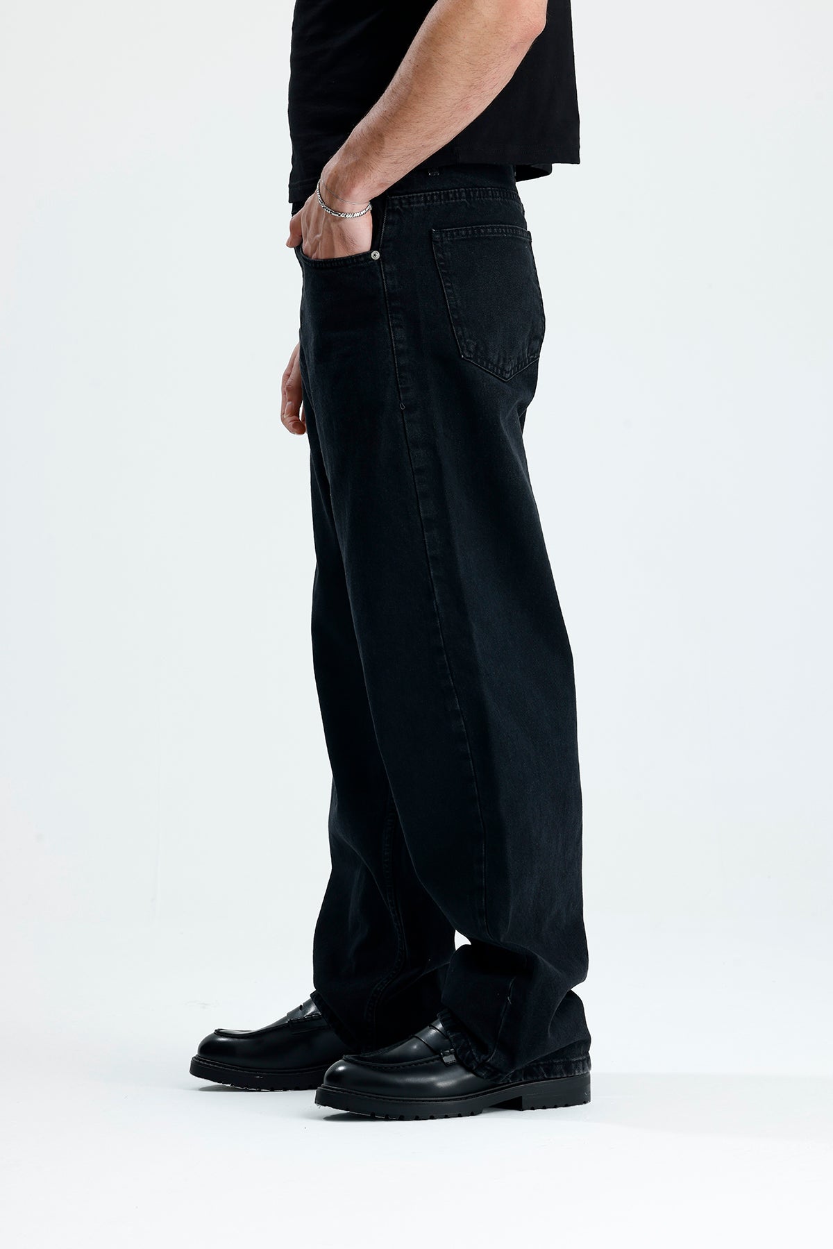 NEXT Modern Baggy Jean Pantolon