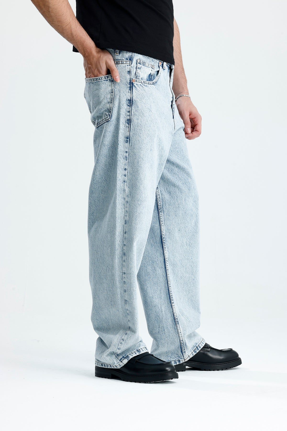 NEXT Modern Baggy Jean Pantolon