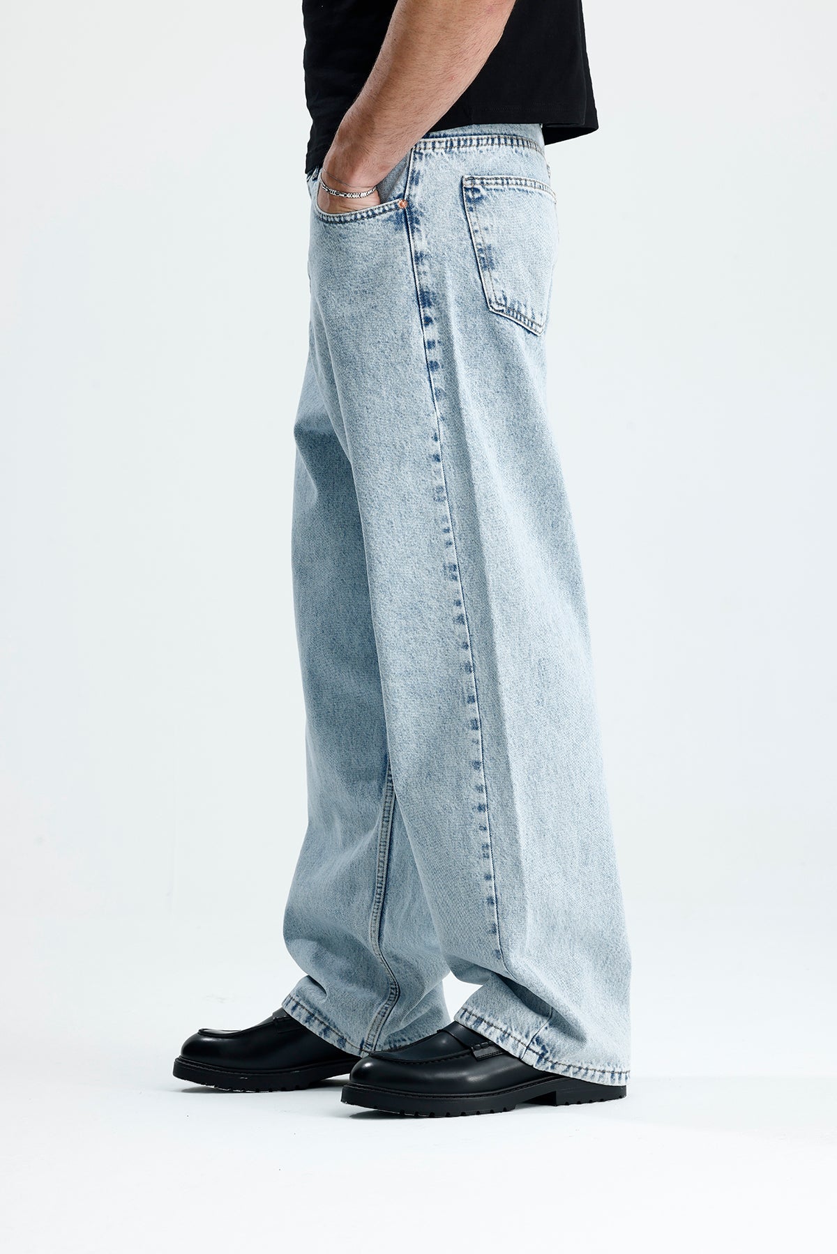 NEXT Modern Baggy Jean Pantolon
