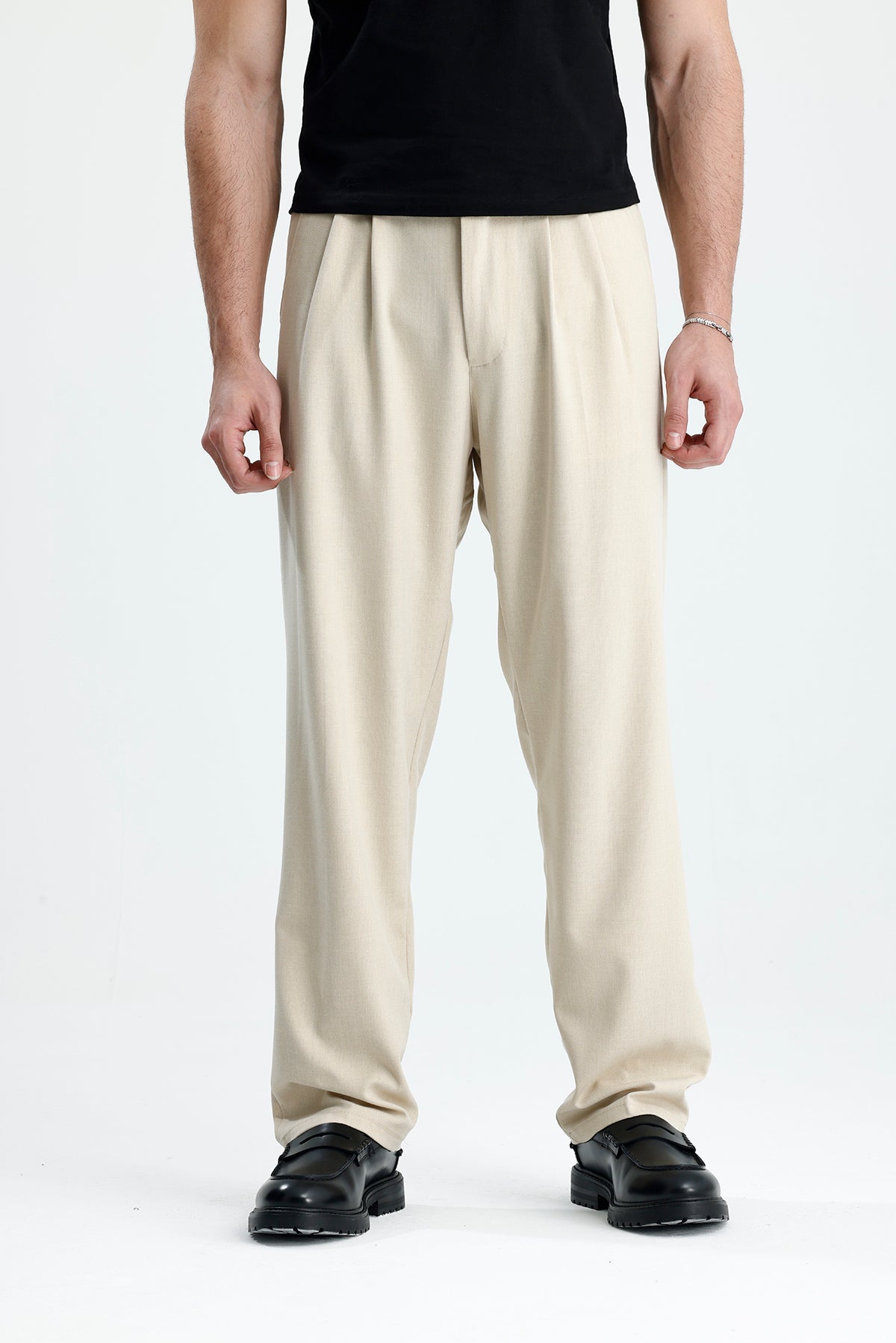 NEXT Story Relaxed Fit Pileli Kumaş Pantolon