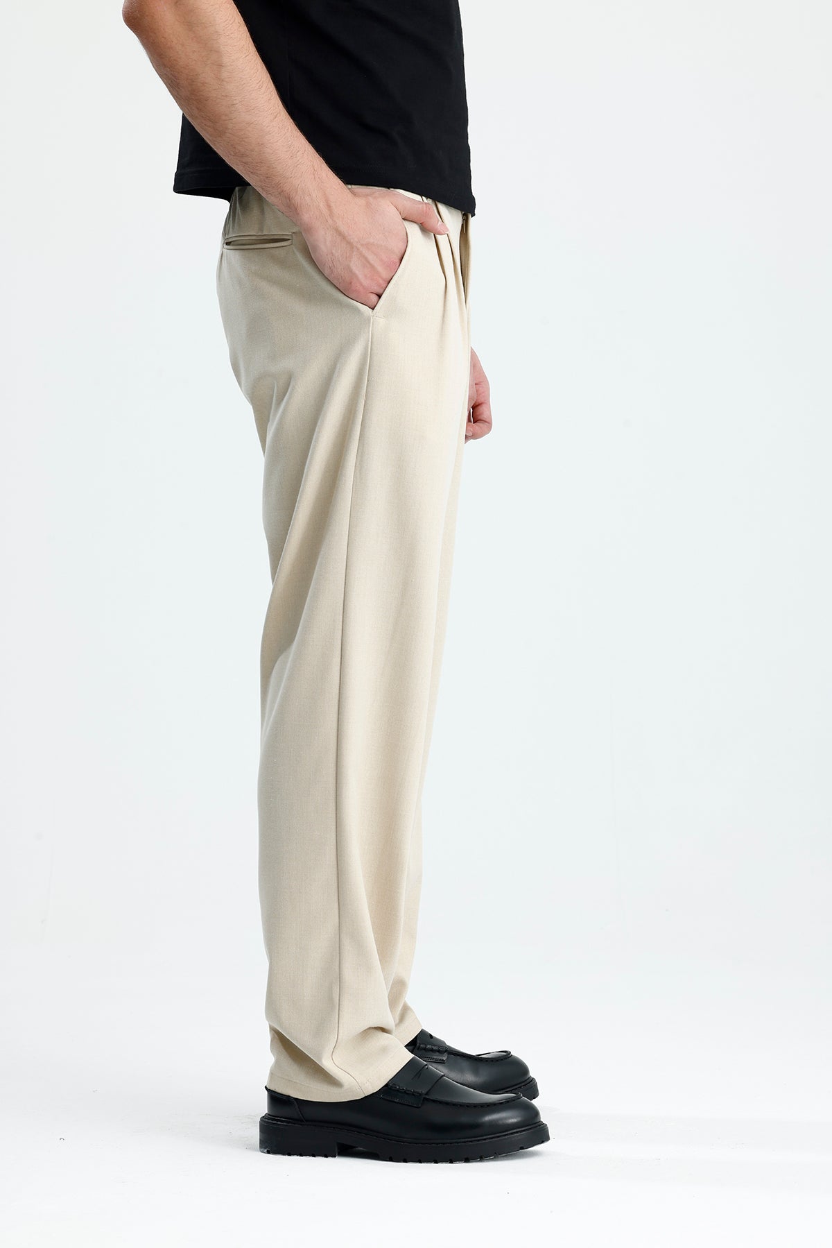 NEXT Story Relaxed Fit Pileli Kumaş Pantolon