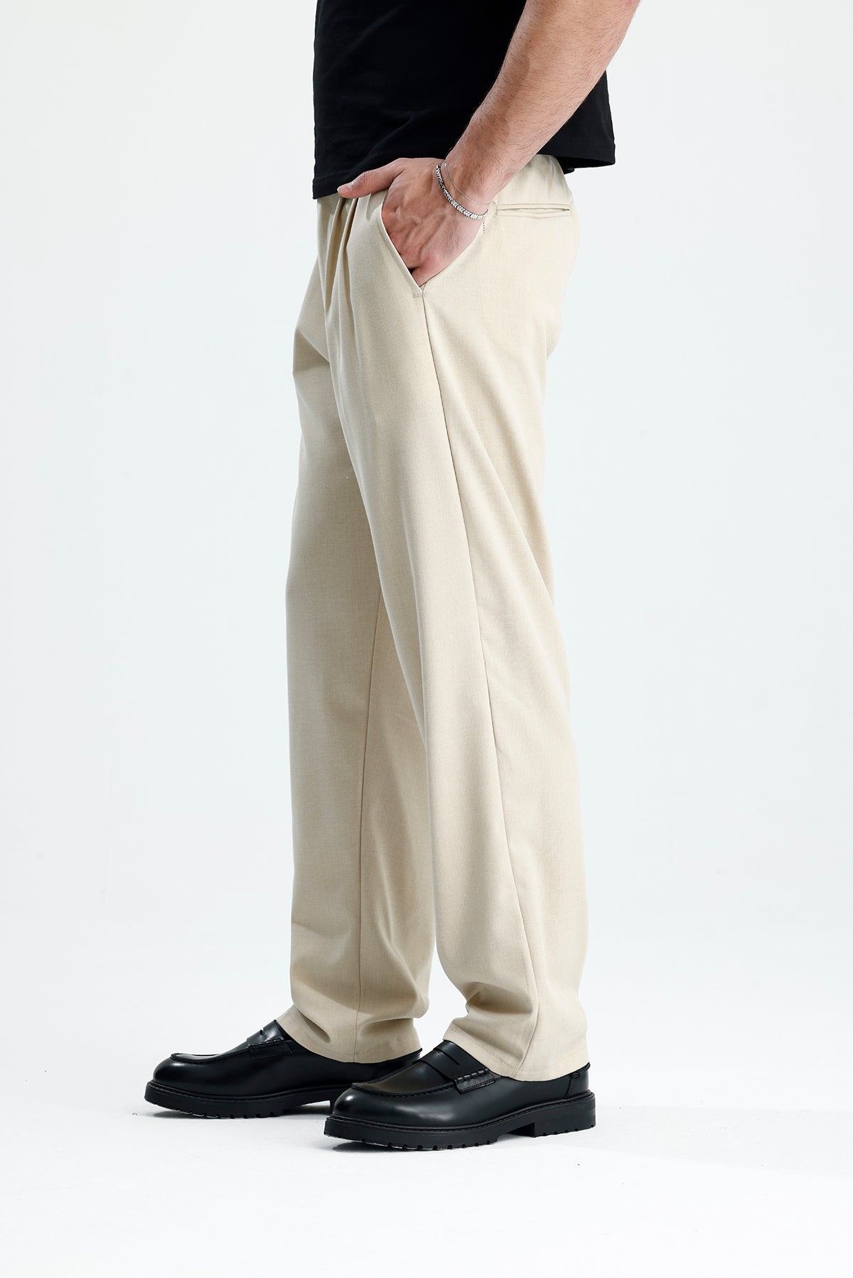 NEXT Story Relaxed Fit Pileli Kumaş Pantolon