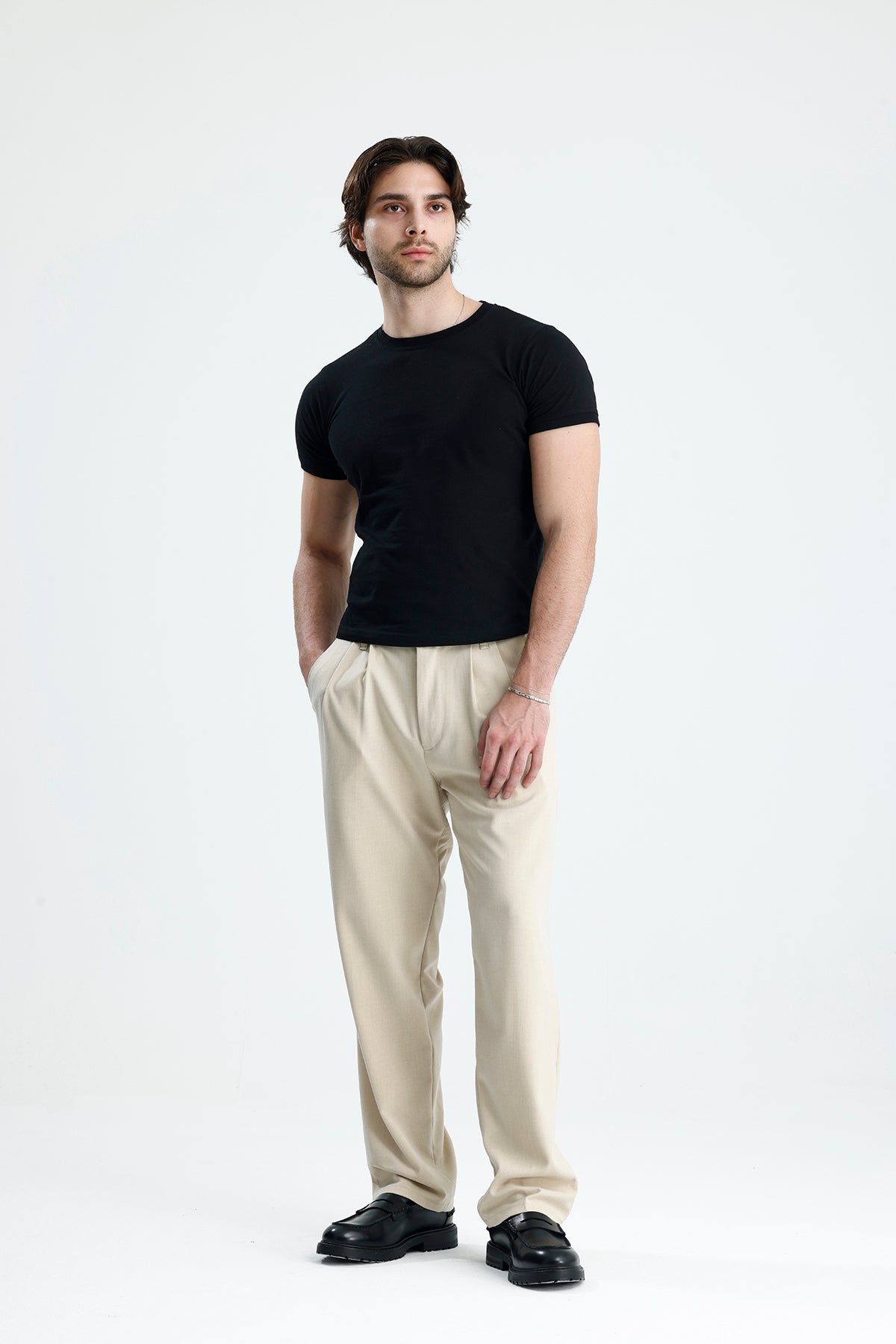 NEXT Story Relaxed Fit Pileli Kumaş Pantolon