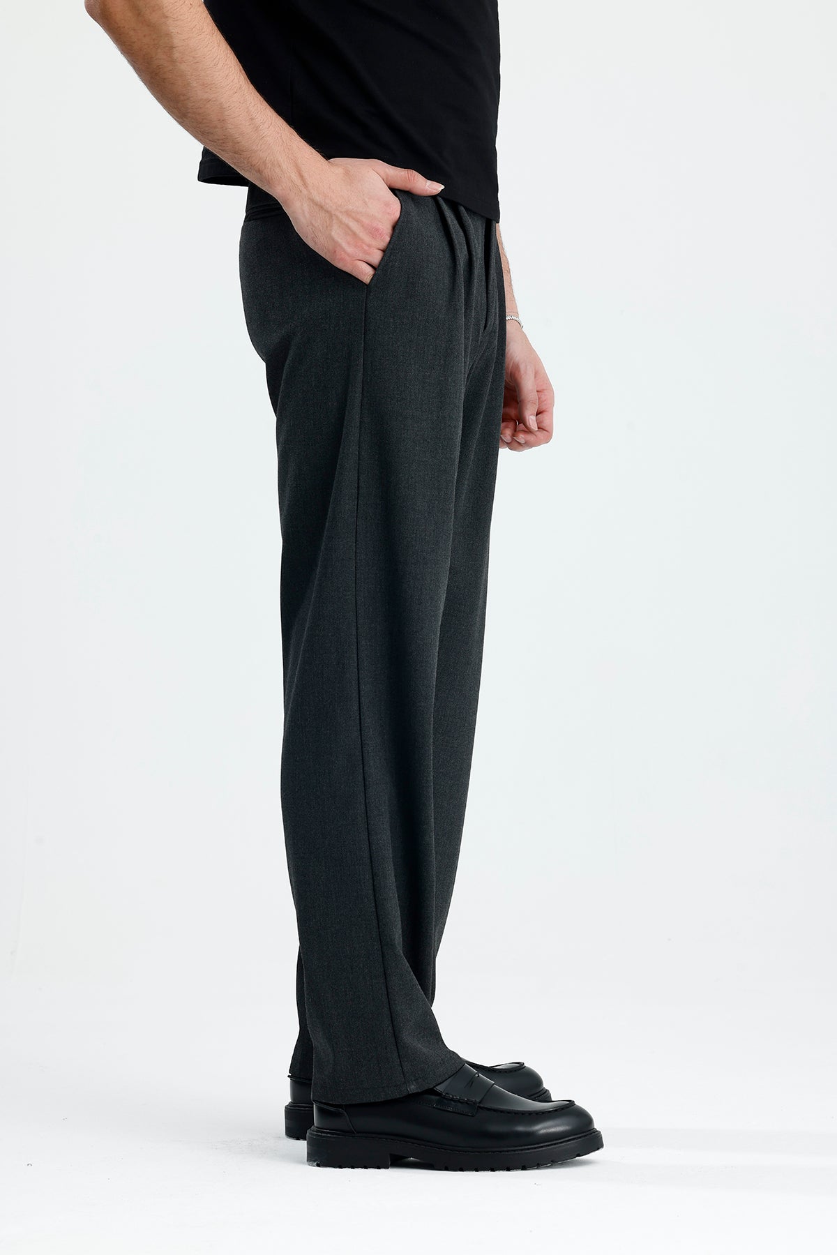 NEXT Story Relaxed Fit Pileli Kumaş Pantolon