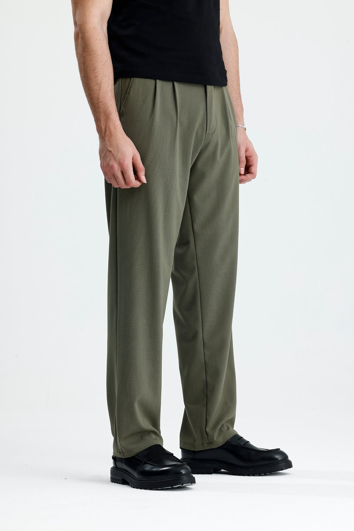 NEXT Story Relaxed Fit Pileli Kumaş Pantolon